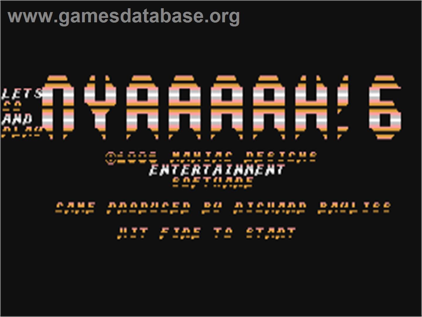 Nyaaaah! 06 - Commodore 64 - Artwork - Title Screen