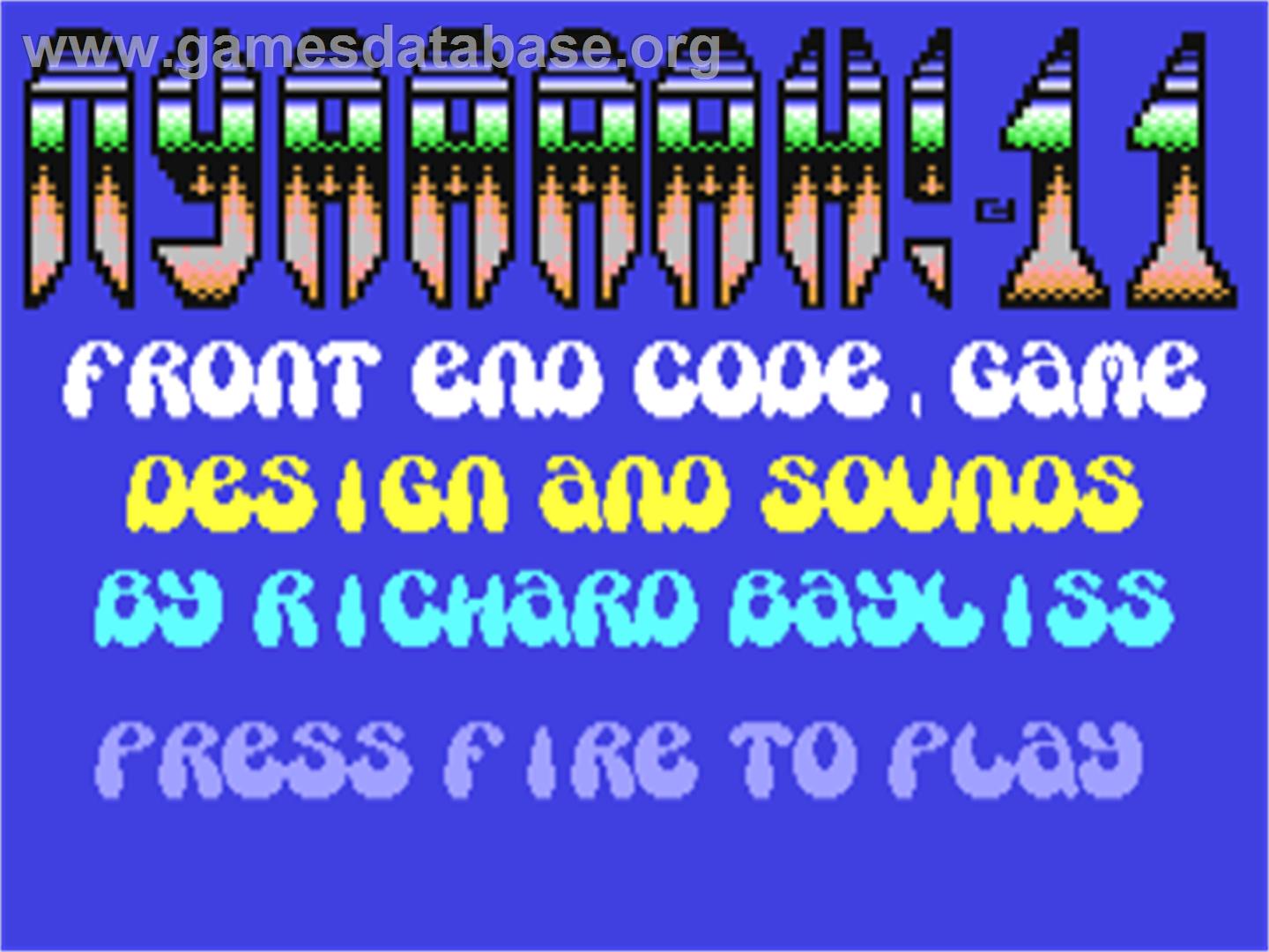 Nyaaaah! 11 - Commodore 64 - Artwork - Title Screen