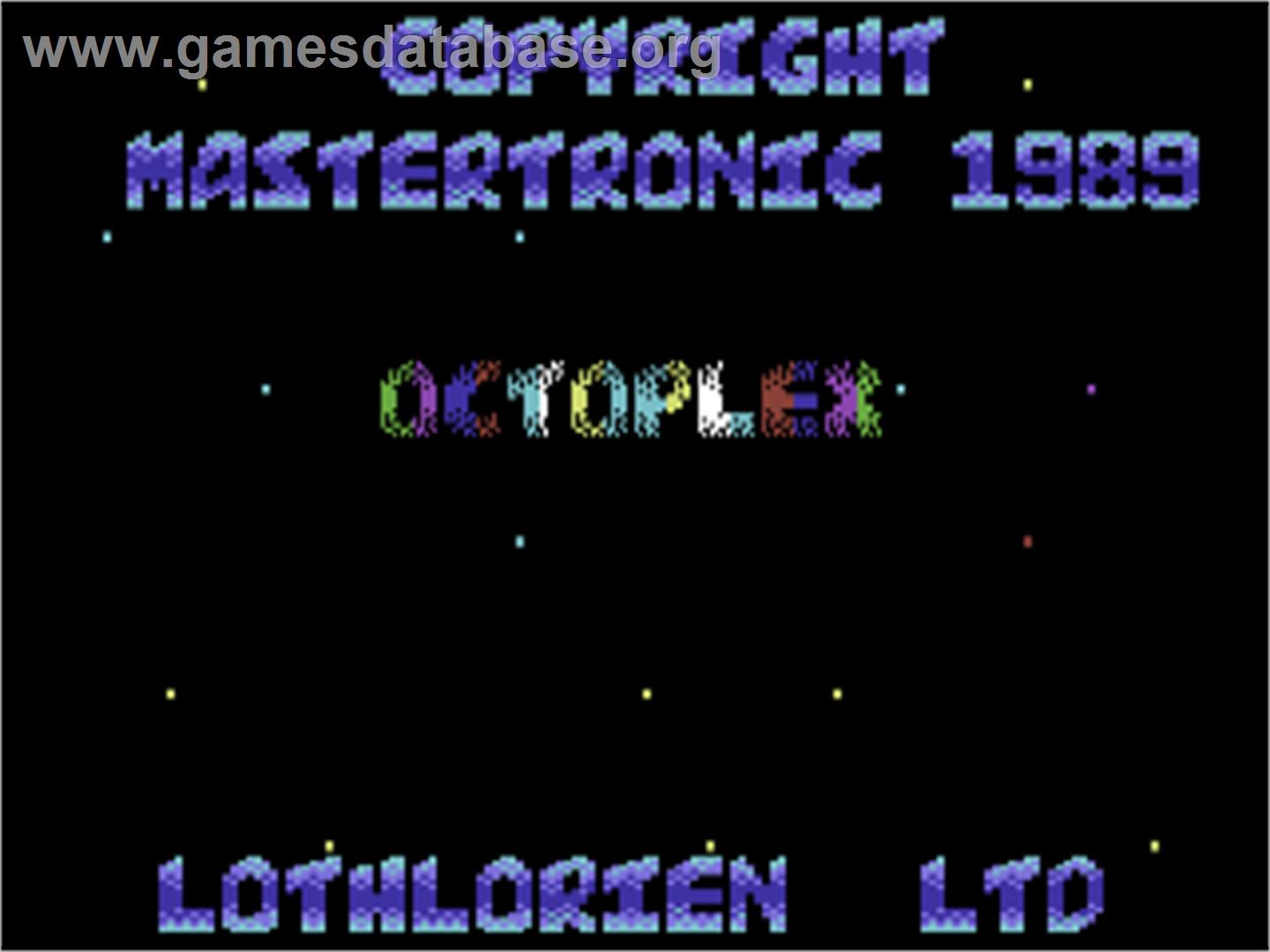 Octoplex - Commodore 64 - Artwork - Title Screen