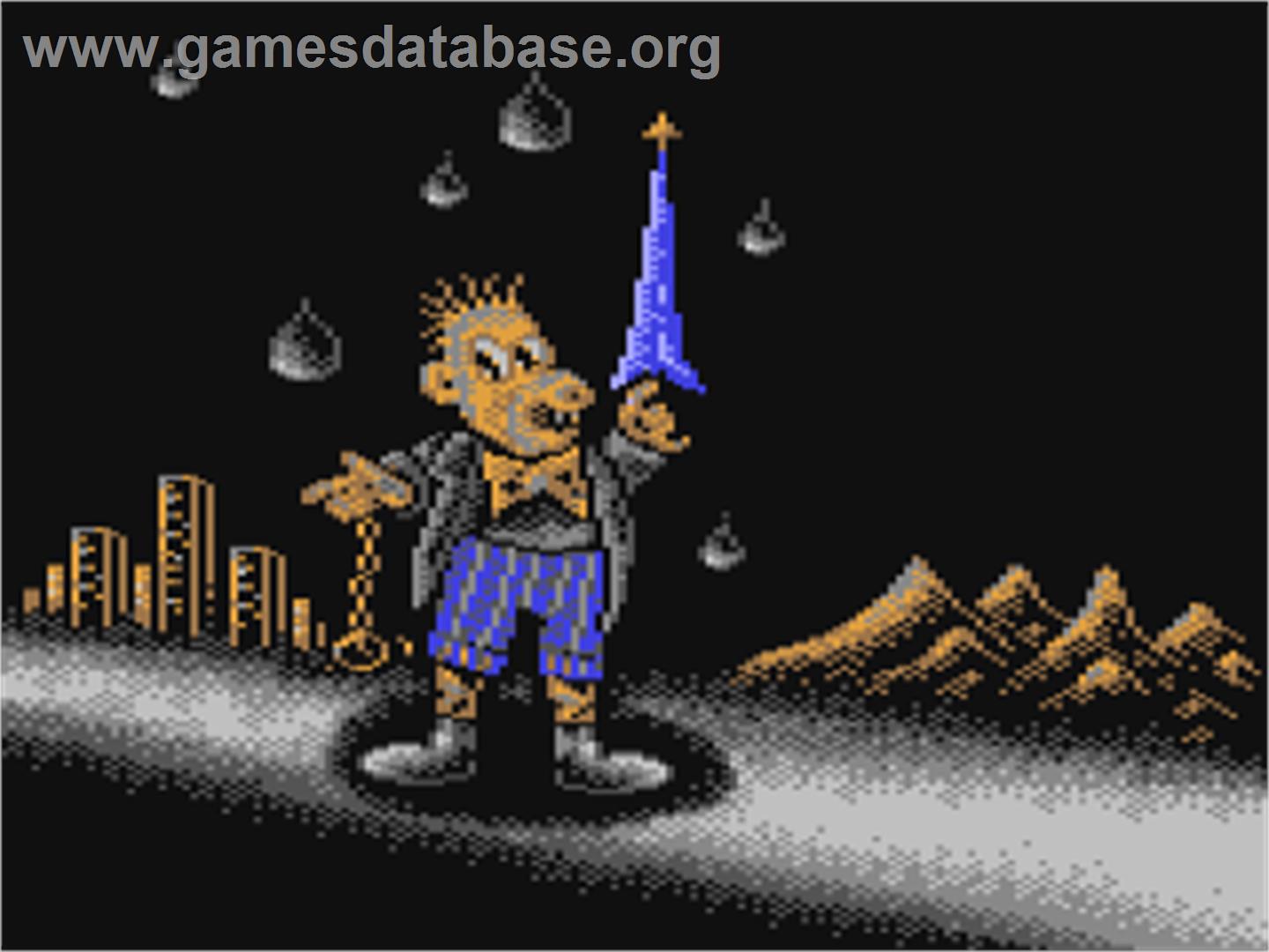 Oilmania - Commodore 64 - Artwork - Title Screen