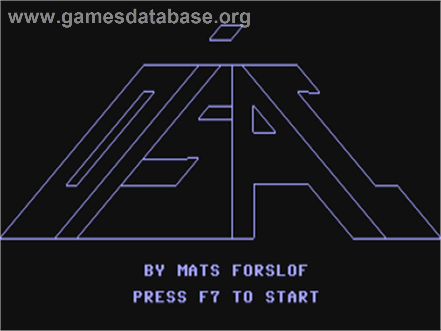 Oisac - Commodore 64 - Artwork - Title Screen