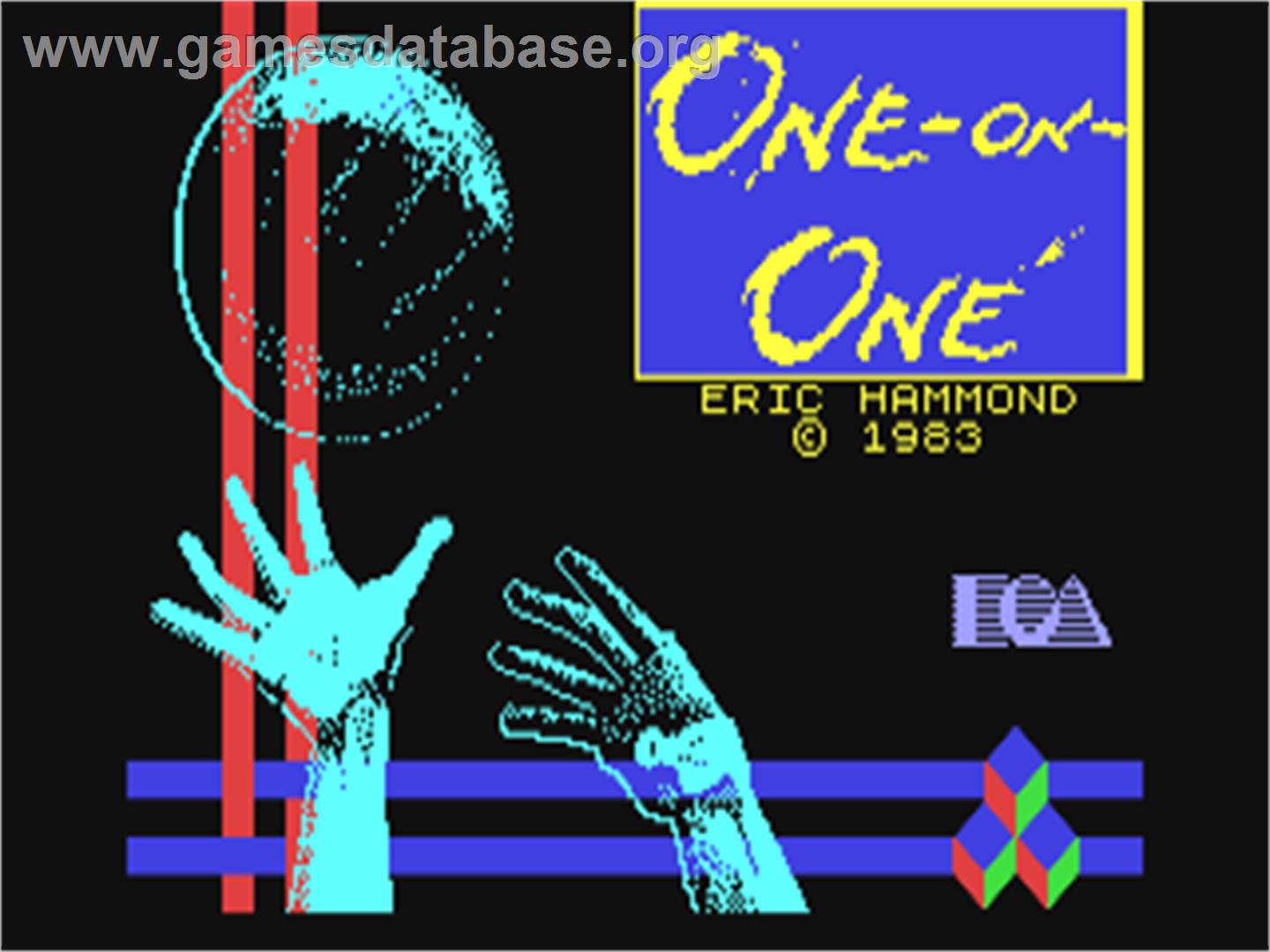 One on One (COMPUTE!) - Commodore 64 - Artwork - Title Screen