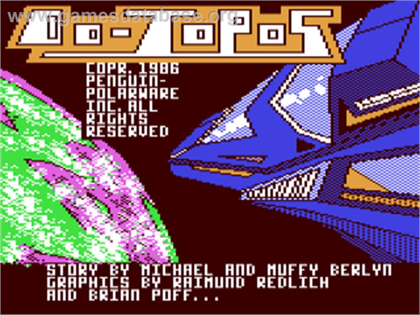 Oo-Topos - Commodore 64 - Artwork - Title Screen