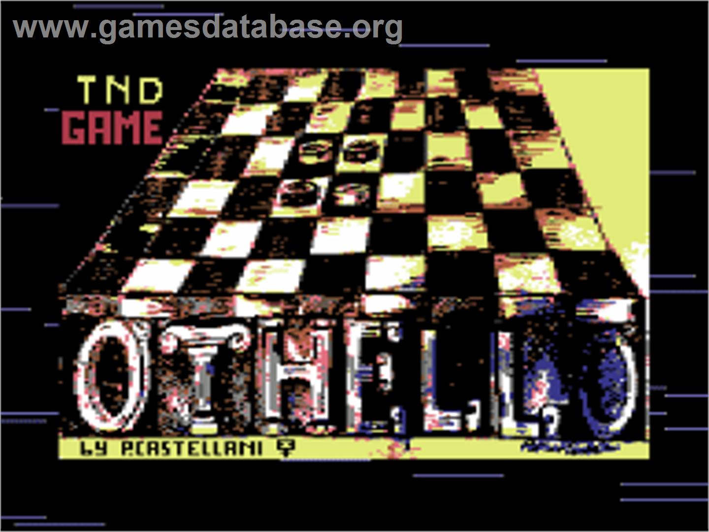 Othello Revenge - Commodore 64 - Artwork - Title Screen
