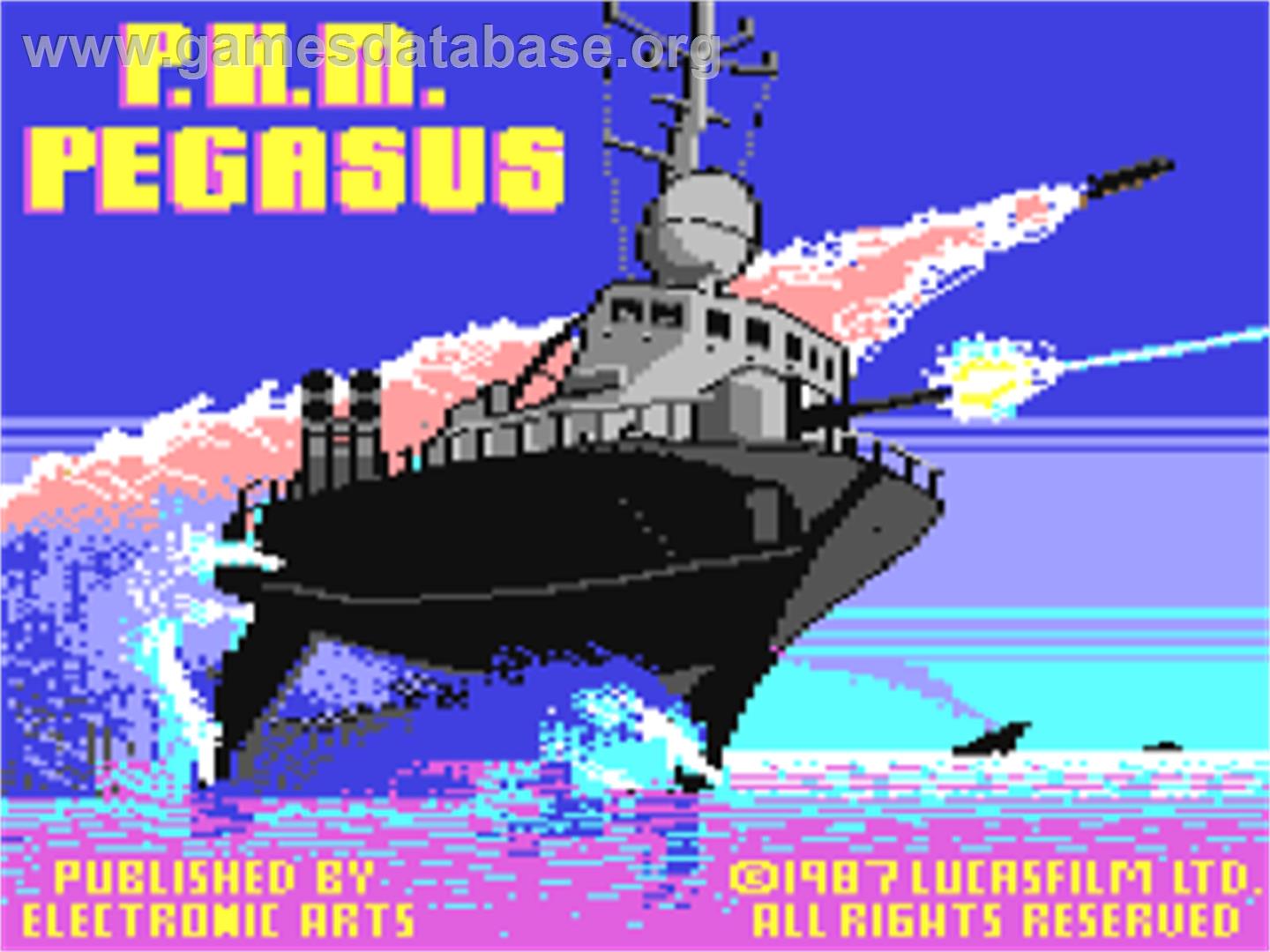 PHM Pegasus - Commodore 64 - Artwork - Title Screen