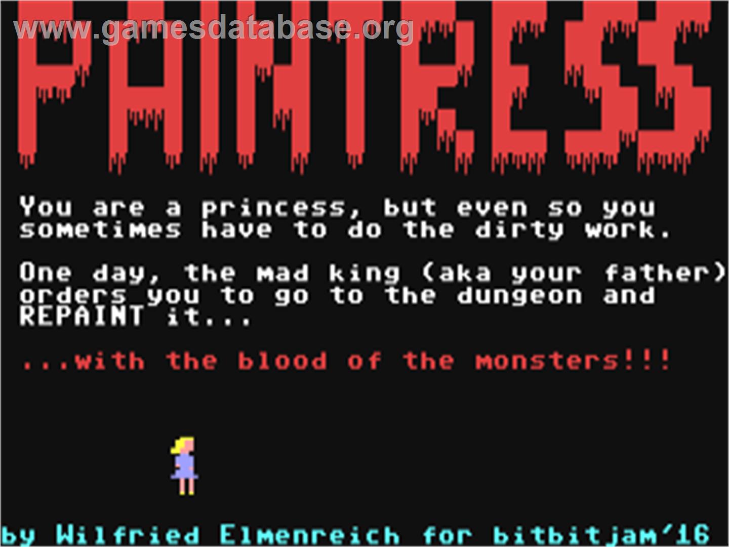 Paintress - Commodore 64 - Artwork - Title Screen
