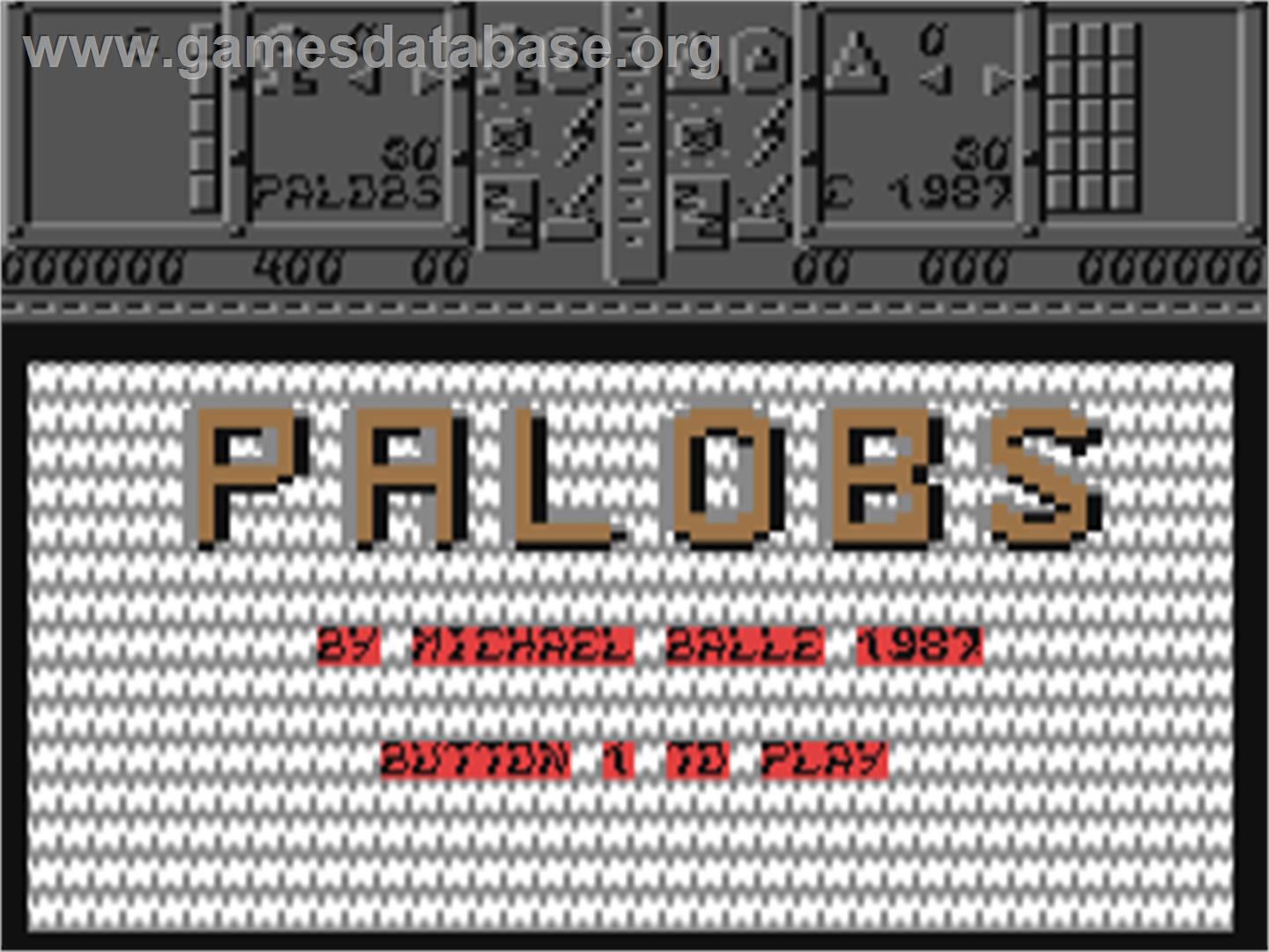 Palobs - Commodore 64 - Artwork - Title Screen