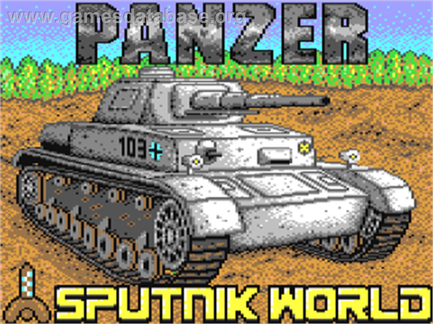 Panzer (Sputnik World) - Commodore 64 - Artwork - Title Screen