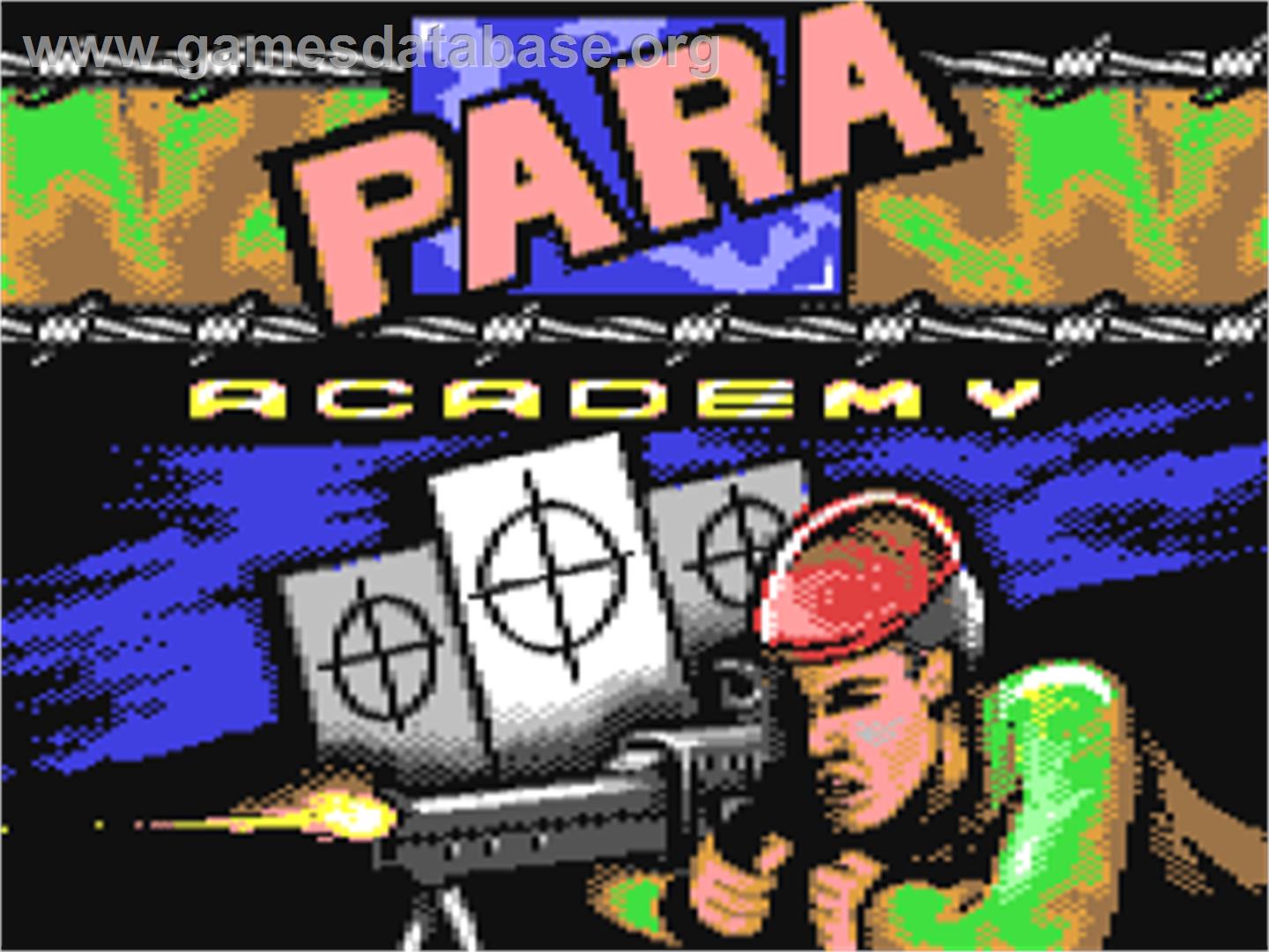 Para Academy - Commodore 64 - Artwork - Title Screen