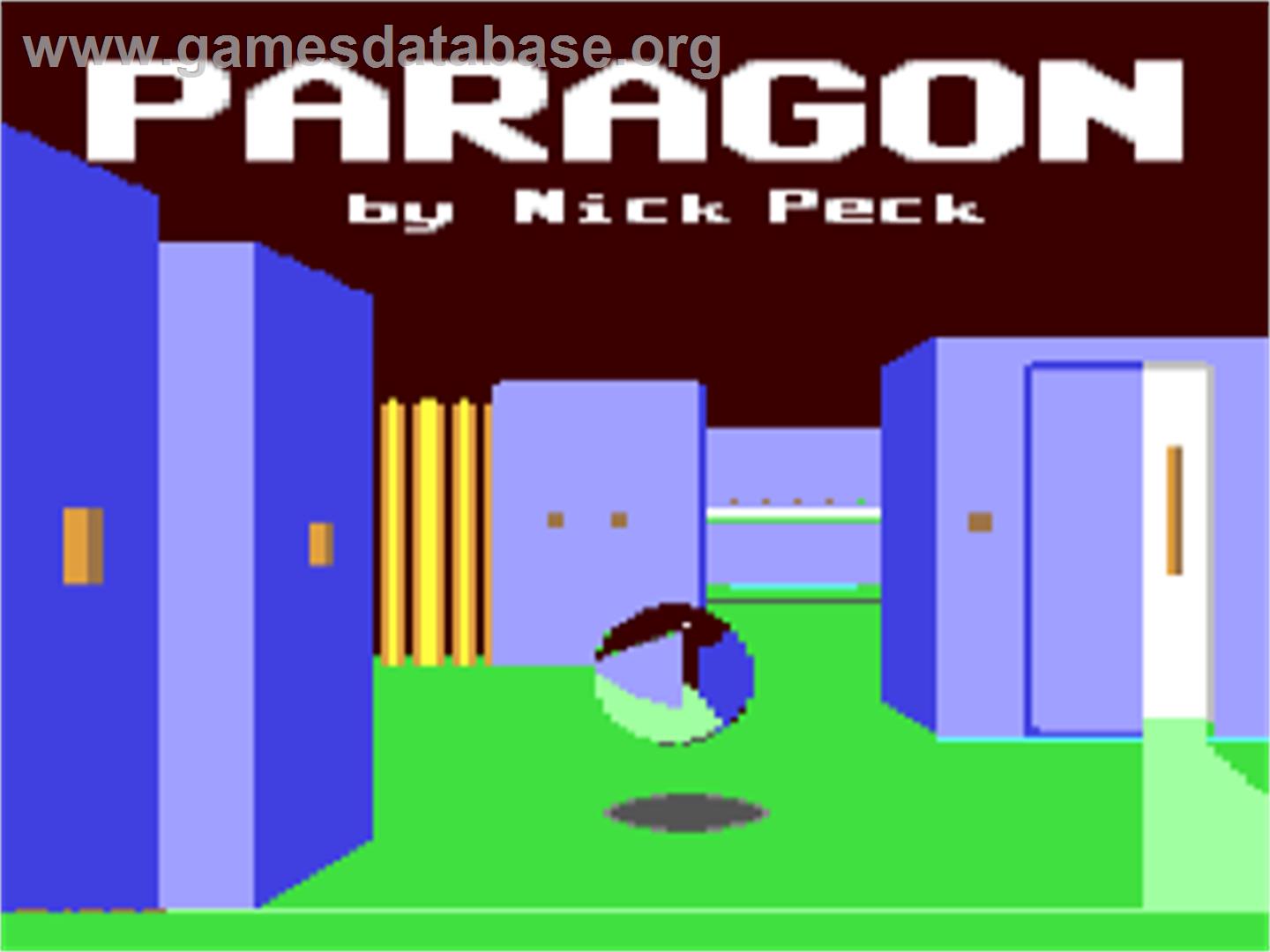 Paragon - Commodore 64 - Artwork - Title Screen