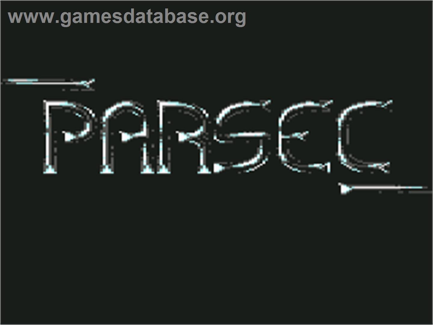 Parsec - Commodore 64 - Artwork - Title Screen