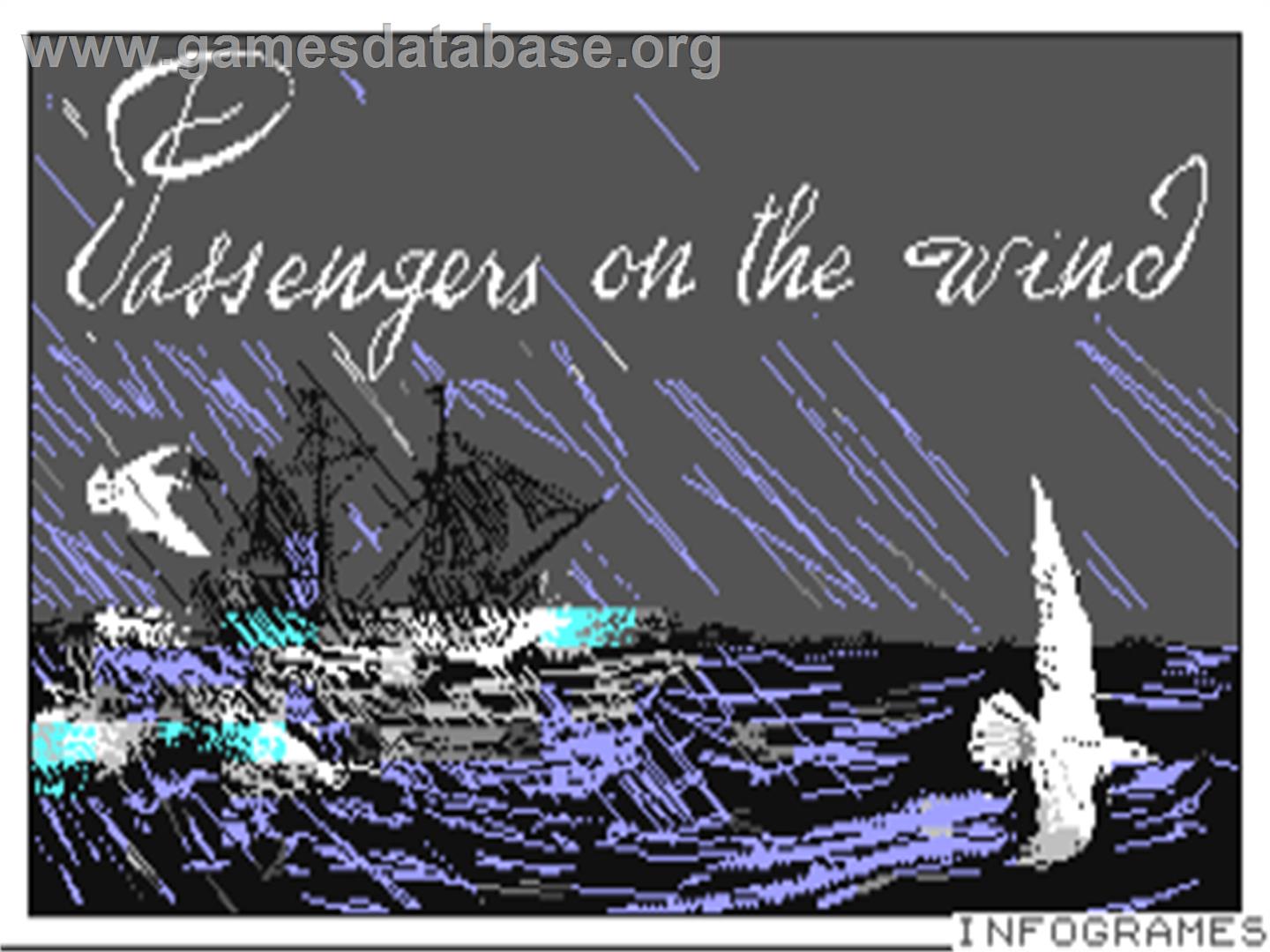 Passengers On The Wind 2 - Commodore 64 - Artwork - Title Screen