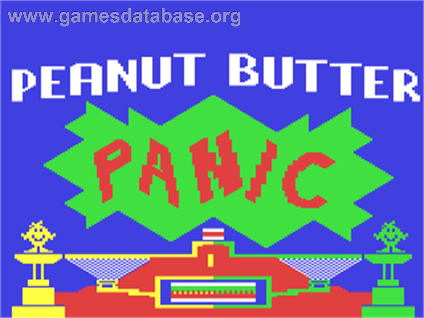 Peanut Butter Panic - Commodore 64 - Artwork - Title Screen