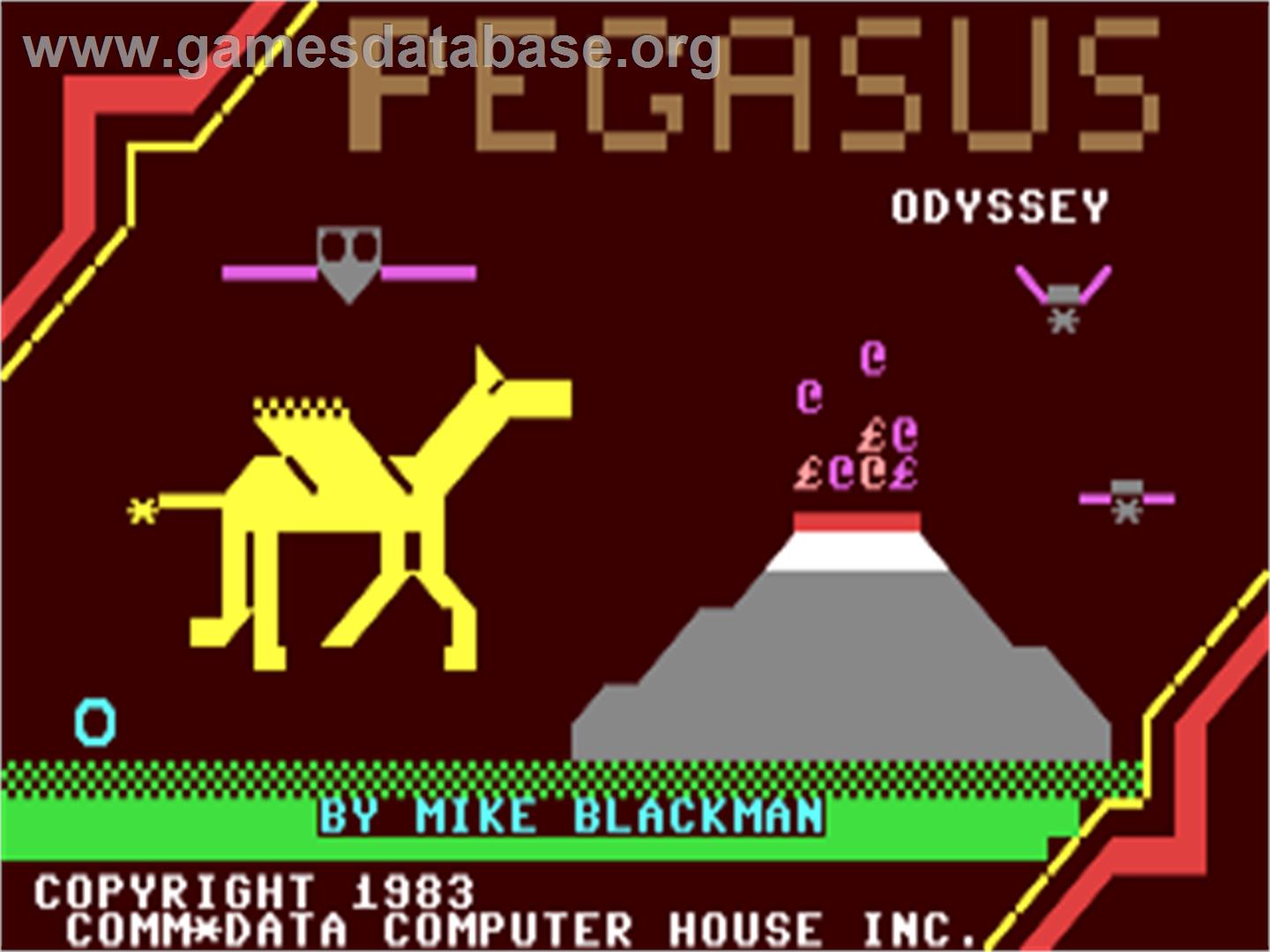 Pegasus Odyssey - Commodore 64 - Artwork - Title Screen