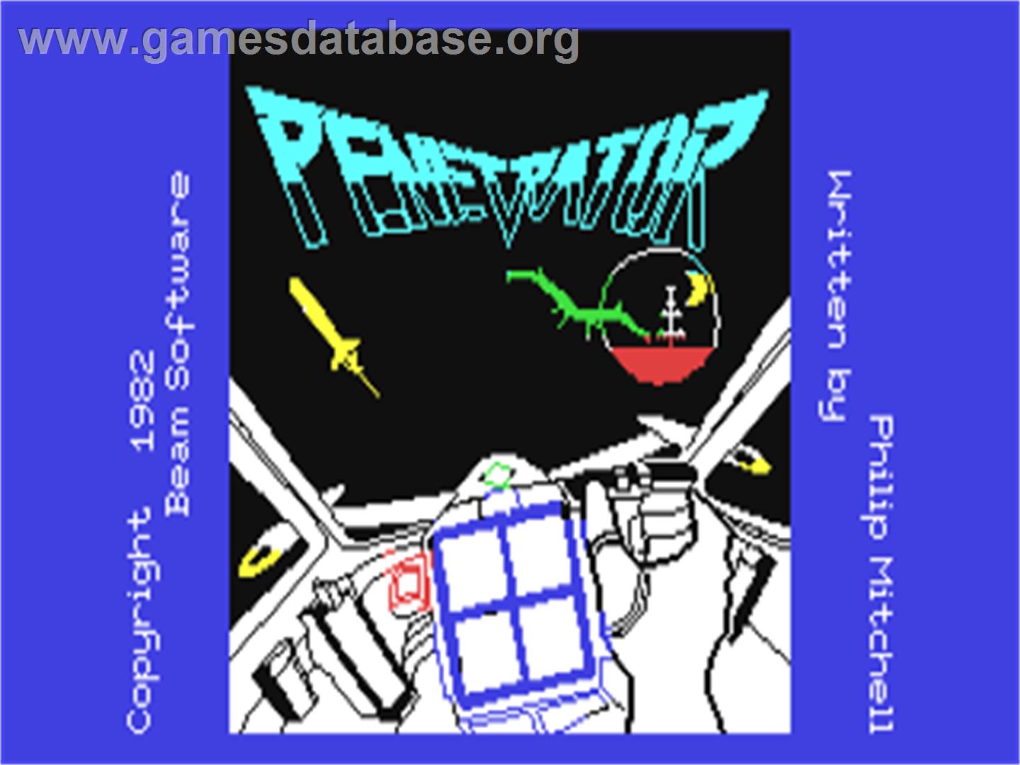 Penetrator - Commodore 64 - Artwork - Title Screen