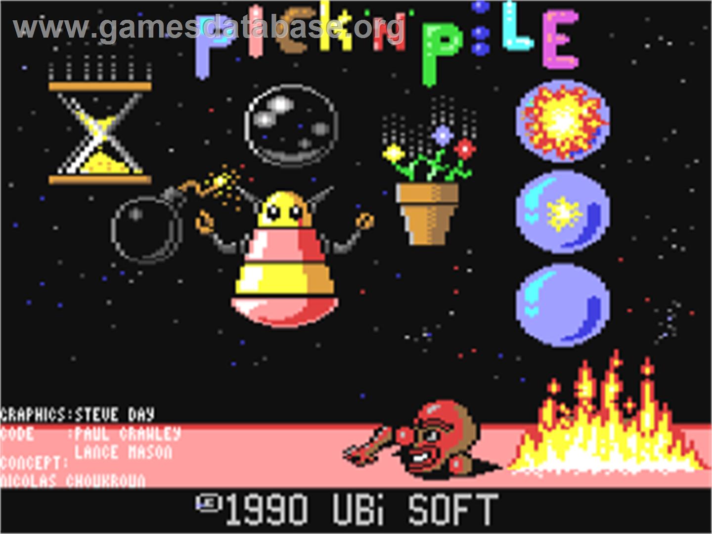 Pick'n Pile - Commodore 64 - Artwork - Title Screen