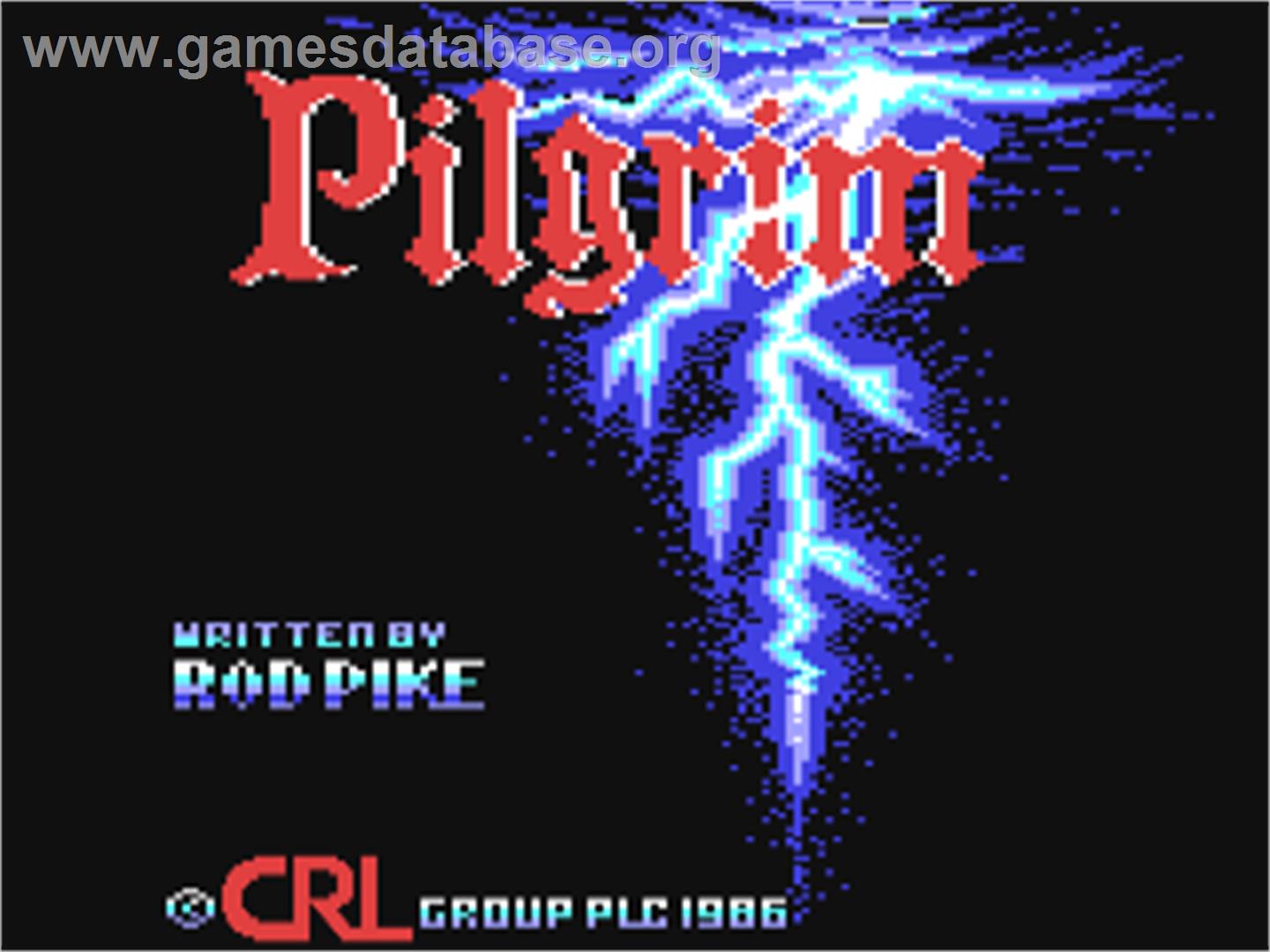 Pilgrim - Commodore 64 - Artwork - Title Screen