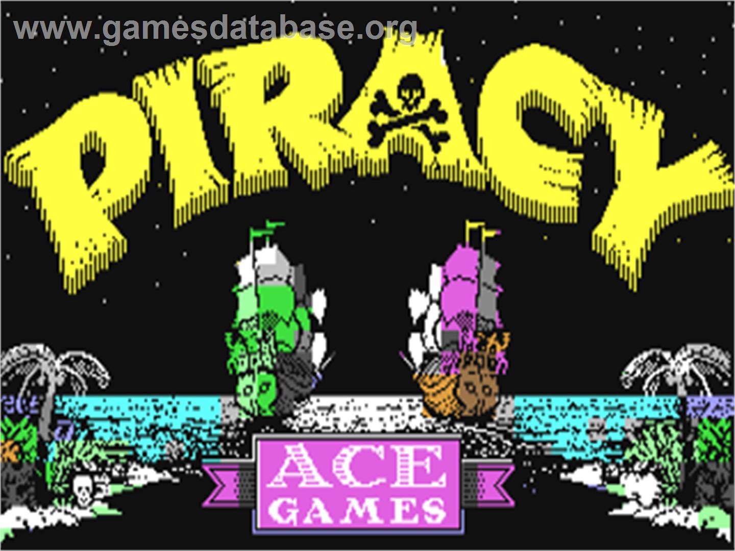Piracy - Commodore 64 - Artwork - Title Screen
