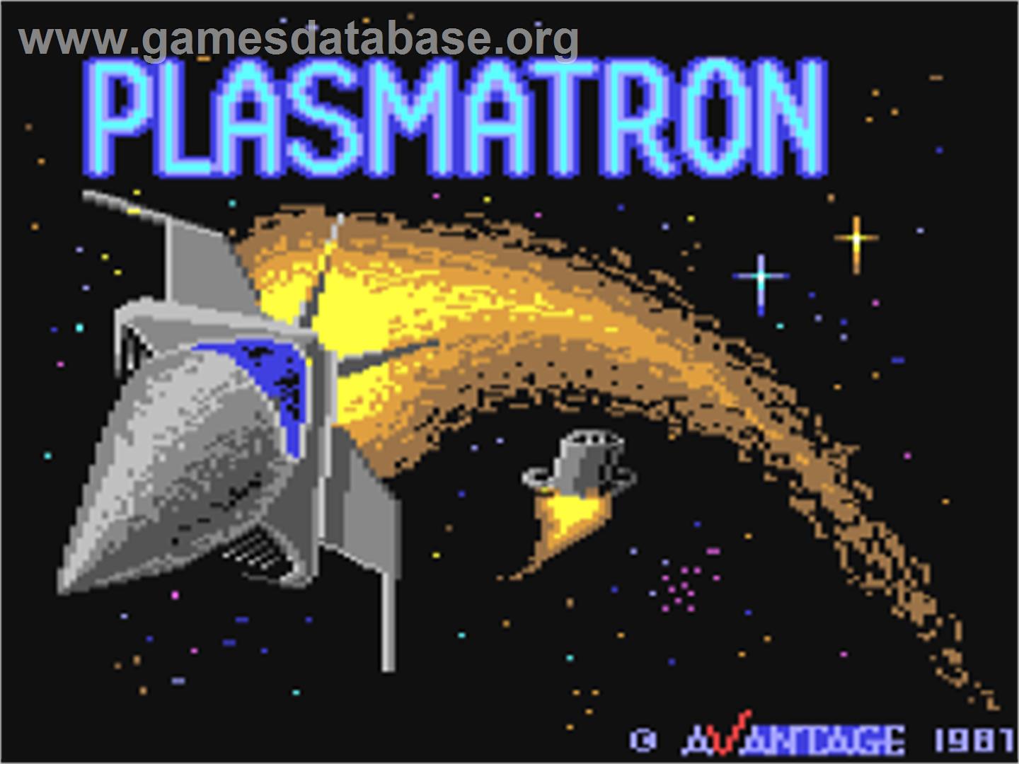 Plasmatron - Commodore 64 - Artwork - Title Screen