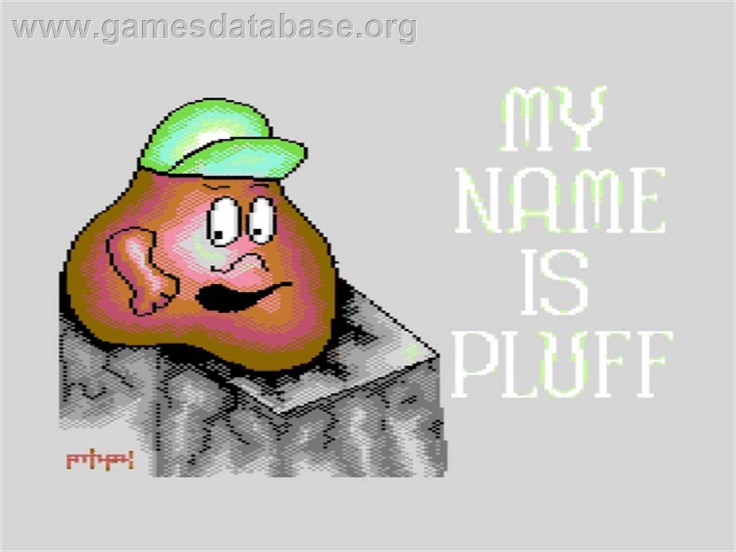 Pluff - Commodore 64 - Artwork - Title Screen