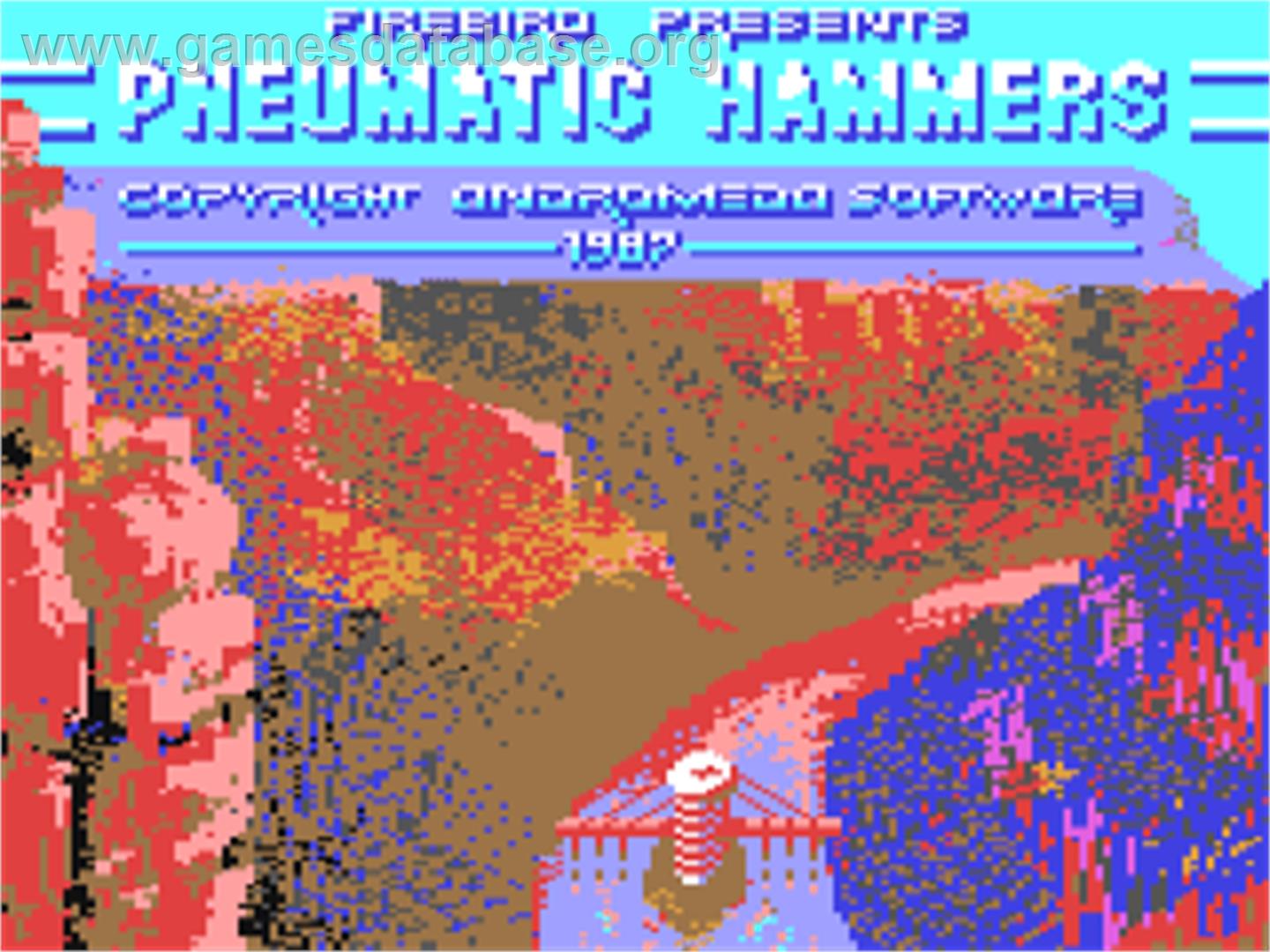 Pneumatic Hammers - Commodore 64 - Artwork - Title Screen