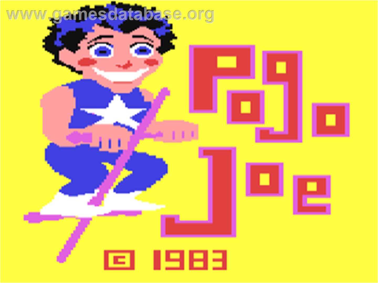 Pogo Joe - Commodore 64 - Artwork - Title Screen