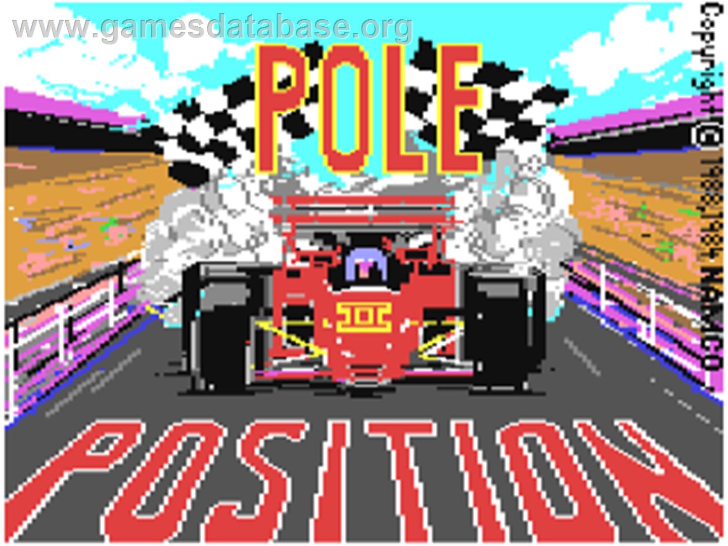 Pole Position II - Commodore 64 - Artwork - Title Screen