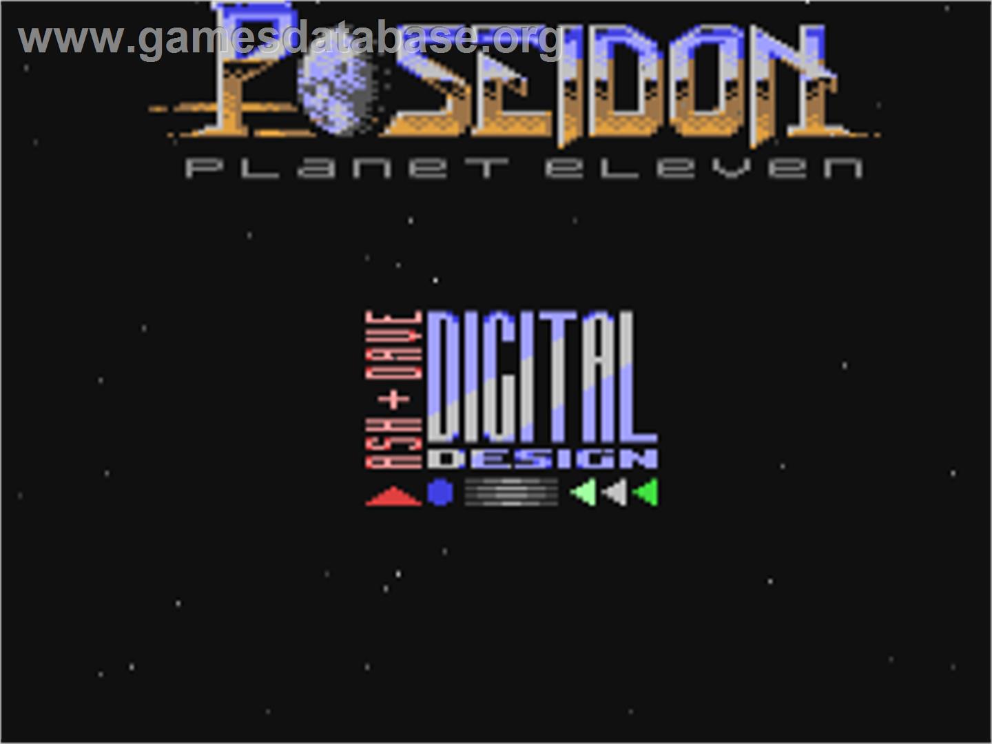 Poseidon - Planet Eleven - Commodore 64 - Artwork - Title Screen