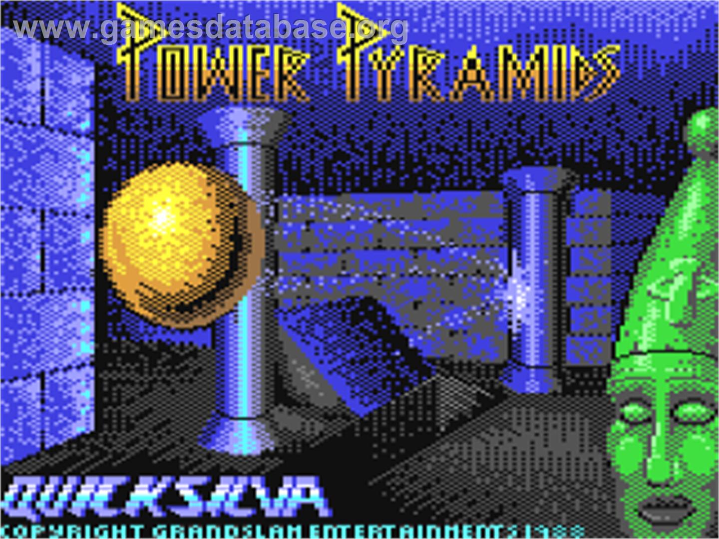 Power Pyramids - Commodore 64 - Artwork - Title Screen