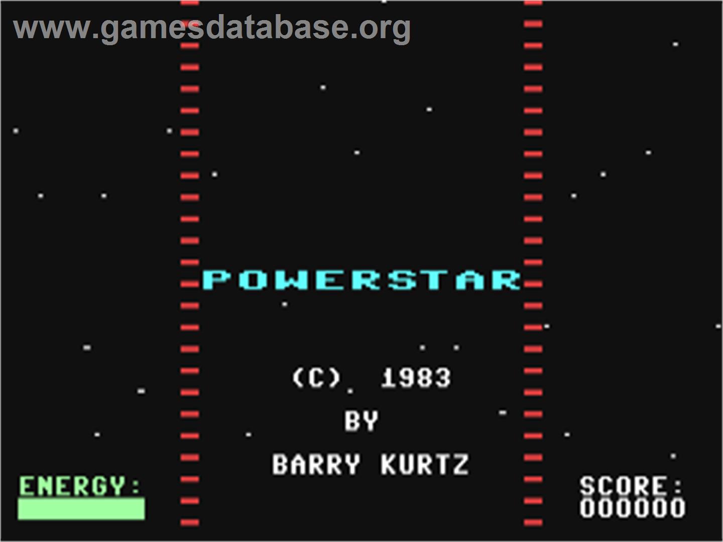 Powerstar - Commodore 64 - Artwork - Title Screen