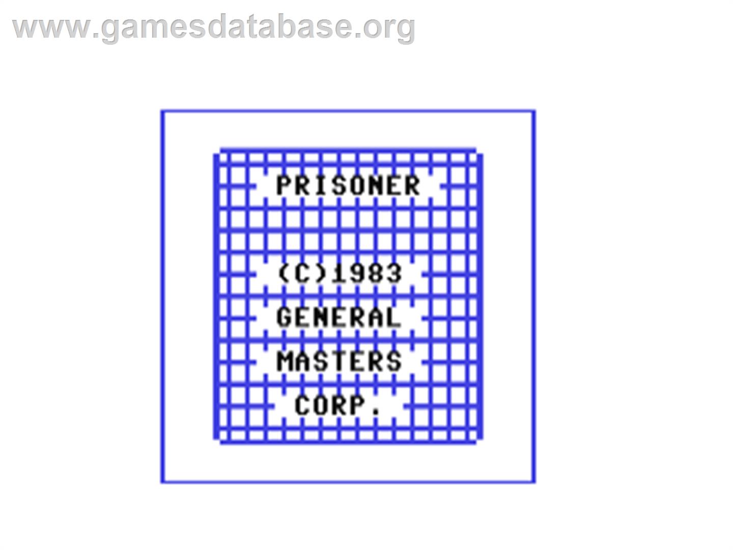Prisoner, The - Commodore 64 - Artwork - Title Screen