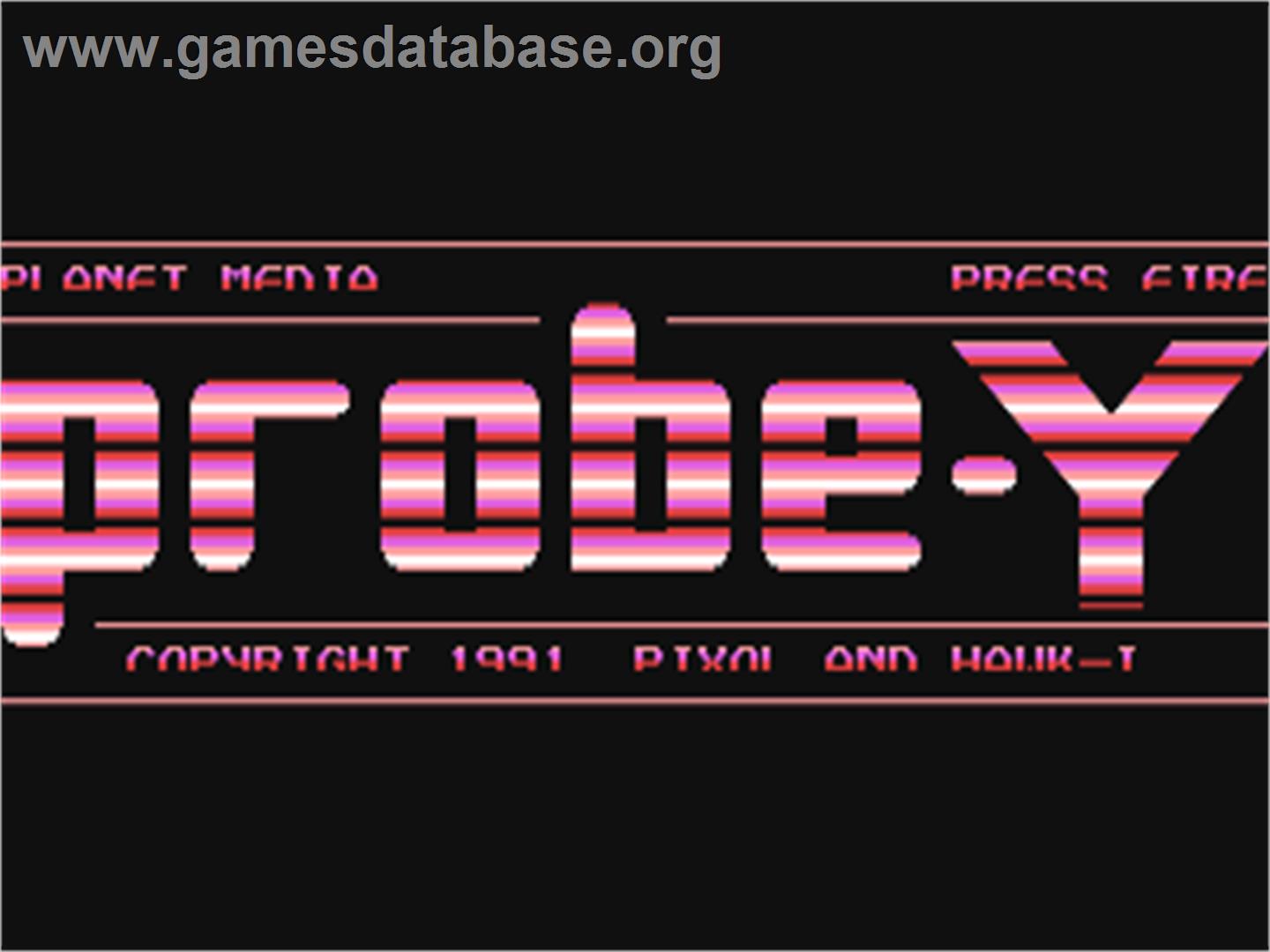 Probe (ECP) - Commodore 64 - Artwork - Title Screen