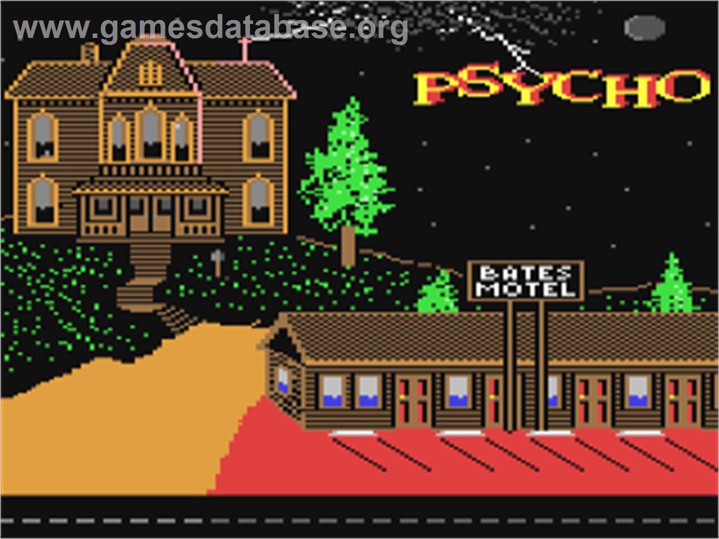 Psycho - Commodore 64 - Artwork - Title Screen