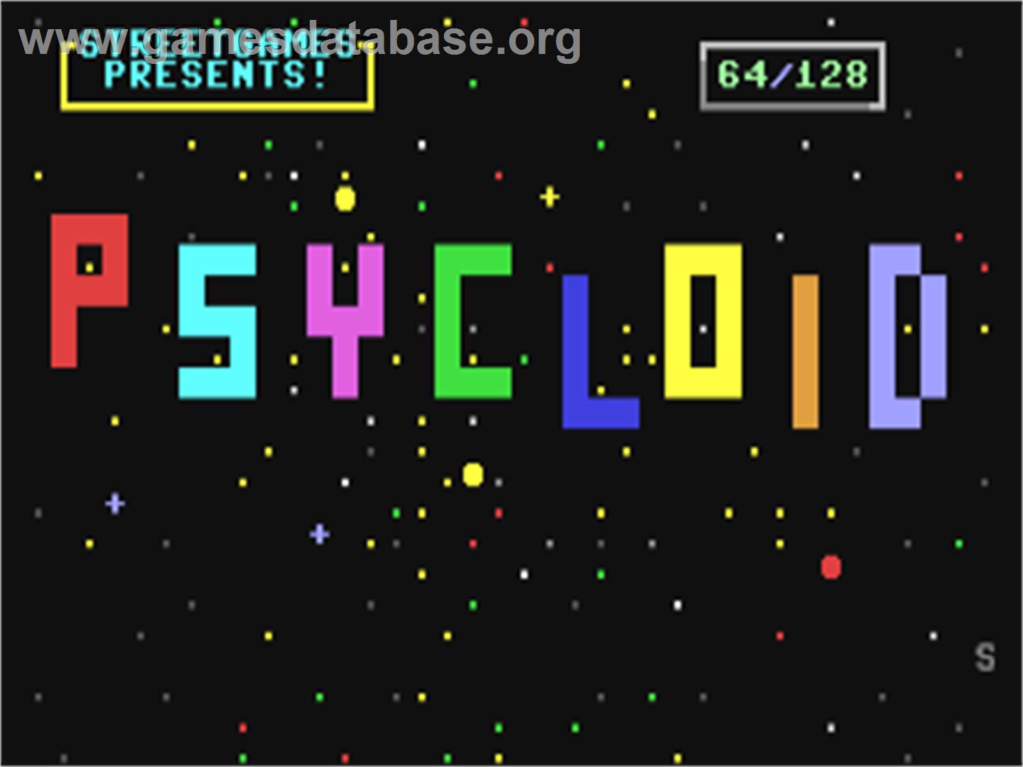 Psycloid - Commodore 64 - Artwork - Title Screen
