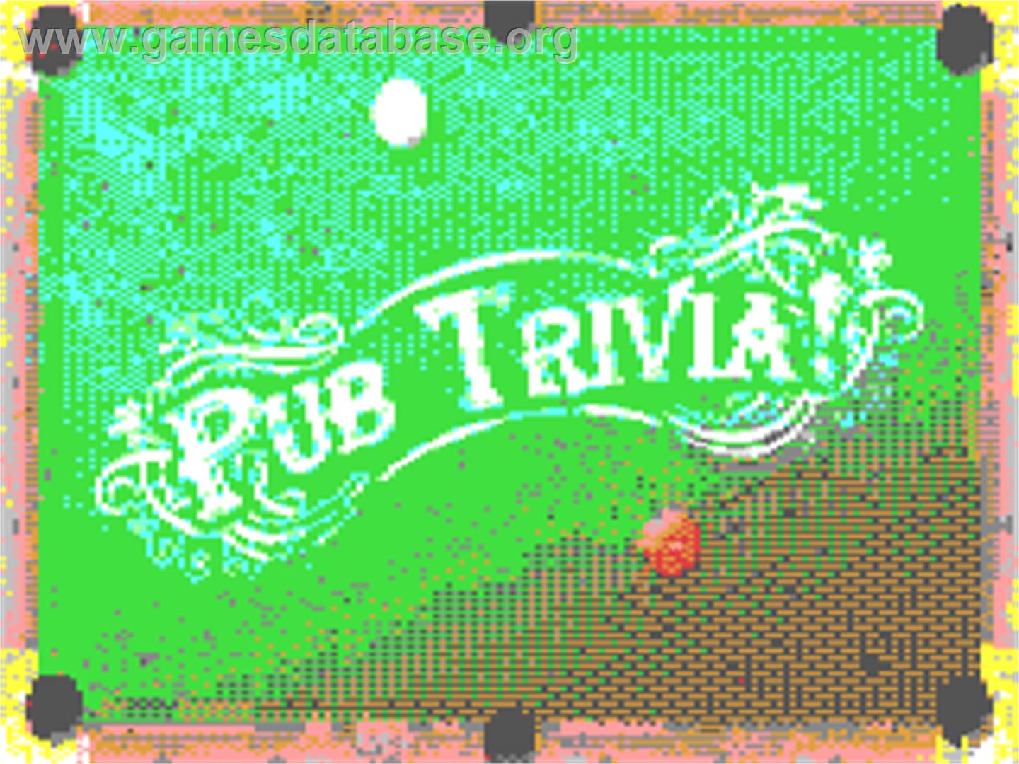 Pub Trivia Simulator - Commodore 64 - Artwork - Title Screen