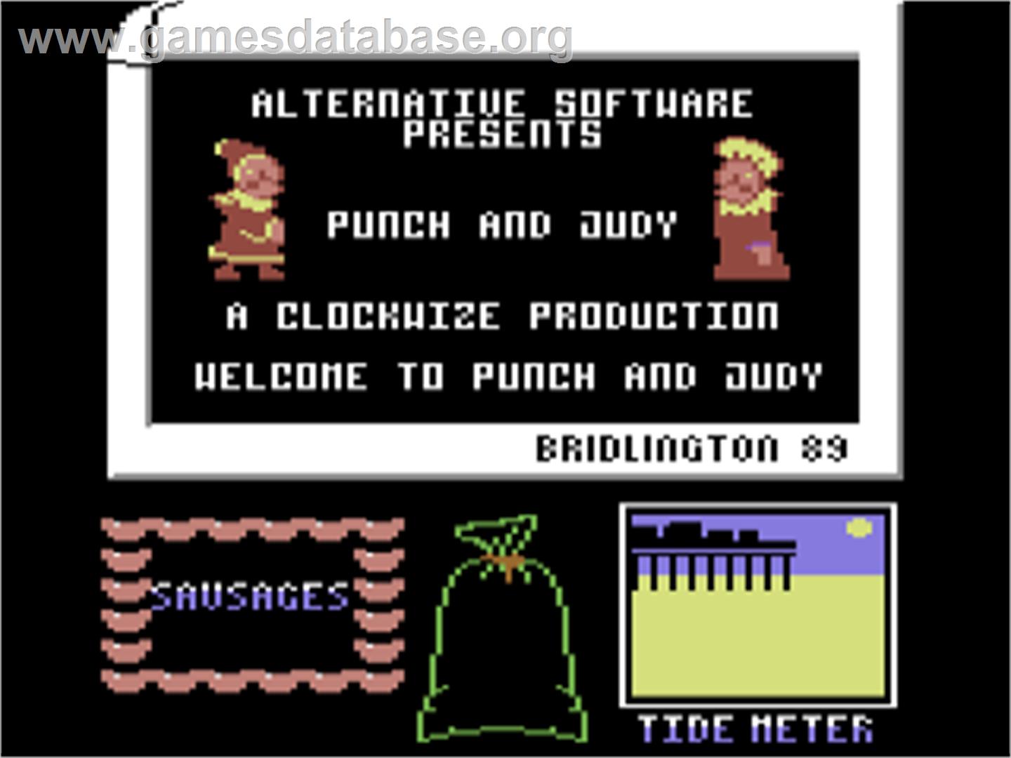 Punch And Judy - Commodore 64 - Artwork - Title Screen