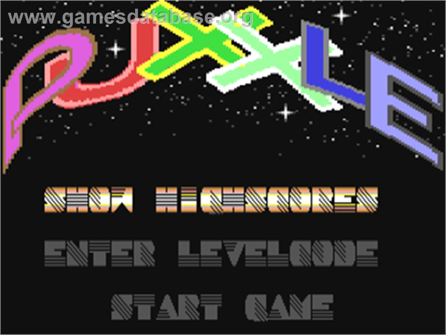 Puxxle - Commodore 64 - Artwork - Title Screen