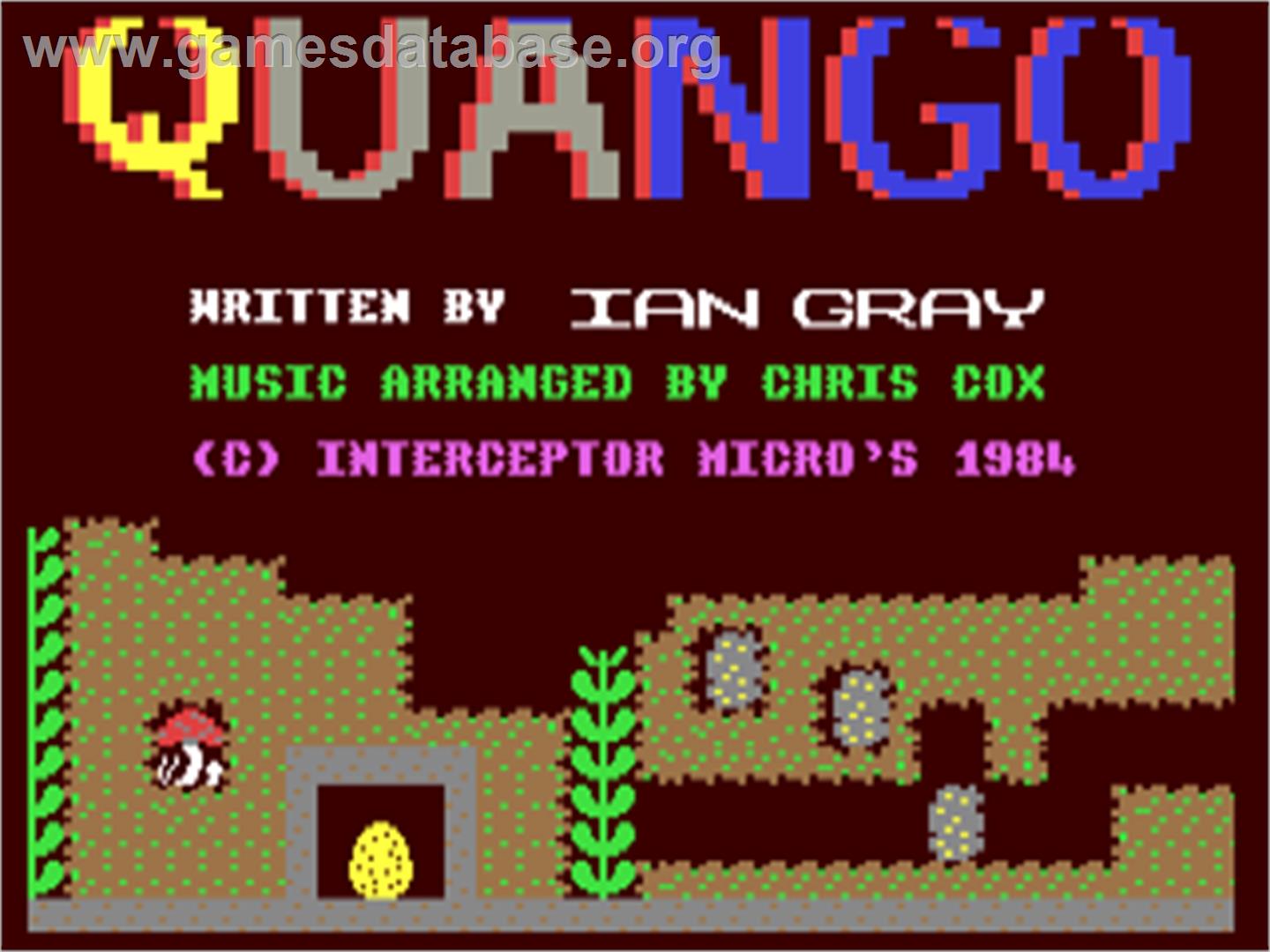 Quango - Commodore 64 - Artwork - Title Screen