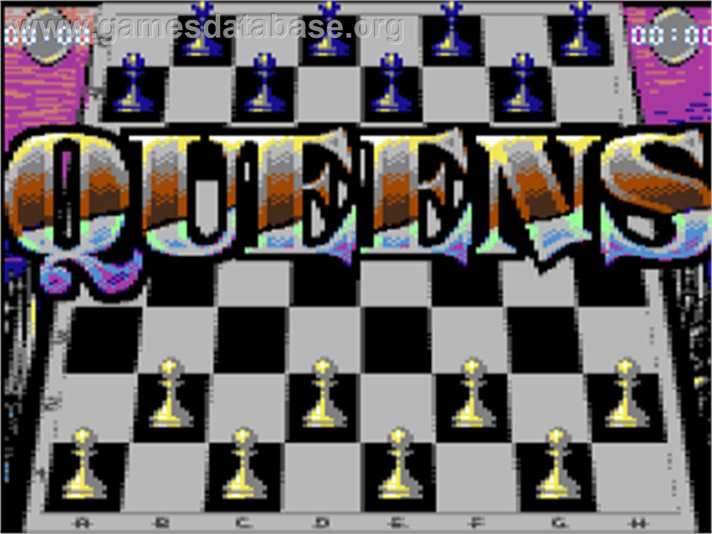 Queens - Commodore 64 - Artwork - Title Screen