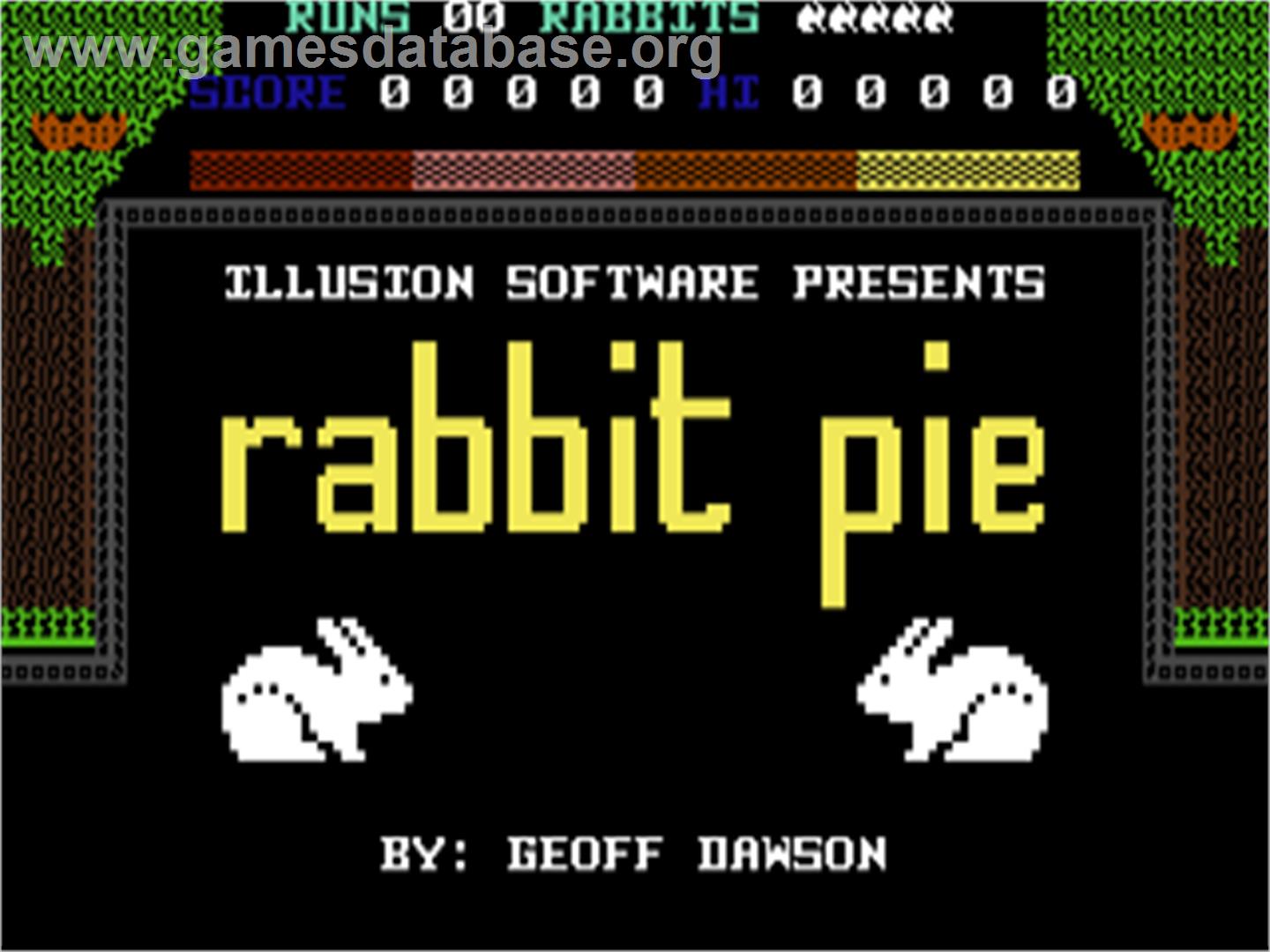 Rabbit Pie - Commodore 64 - Artwork - Title Screen
