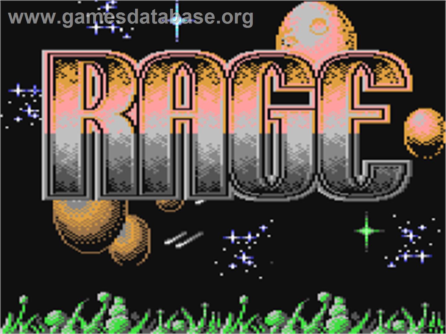Rage - Commodore 64 - Artwork - Title Screen