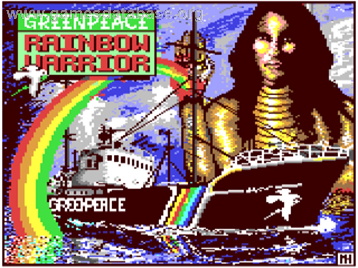 Rainbow Warrior - Commodore 64 - Artwork - Title Screen