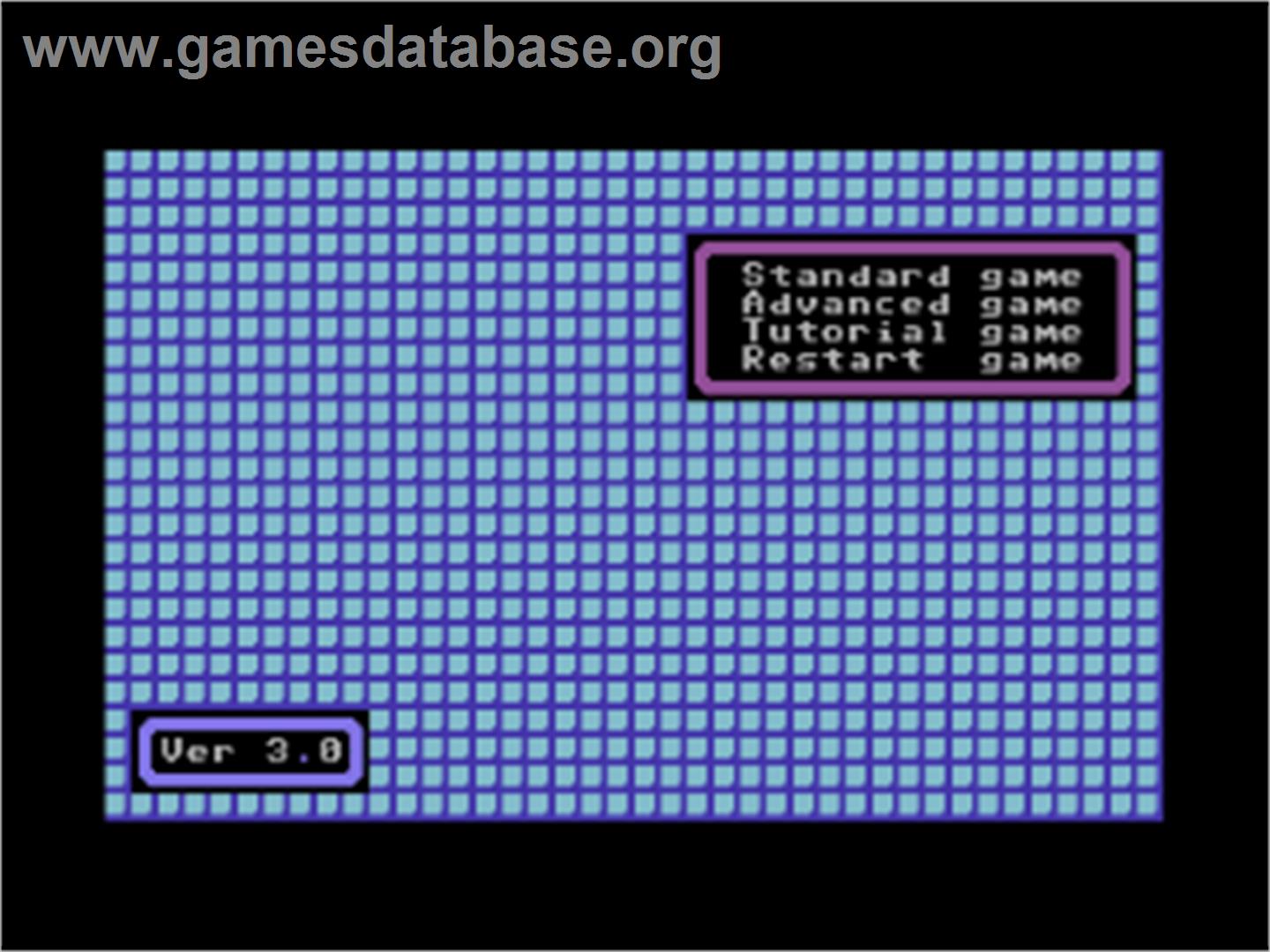 Reach For The Stars - The Conquest Of The Galaxy - Commodore 64 - Artwork - Title Screen