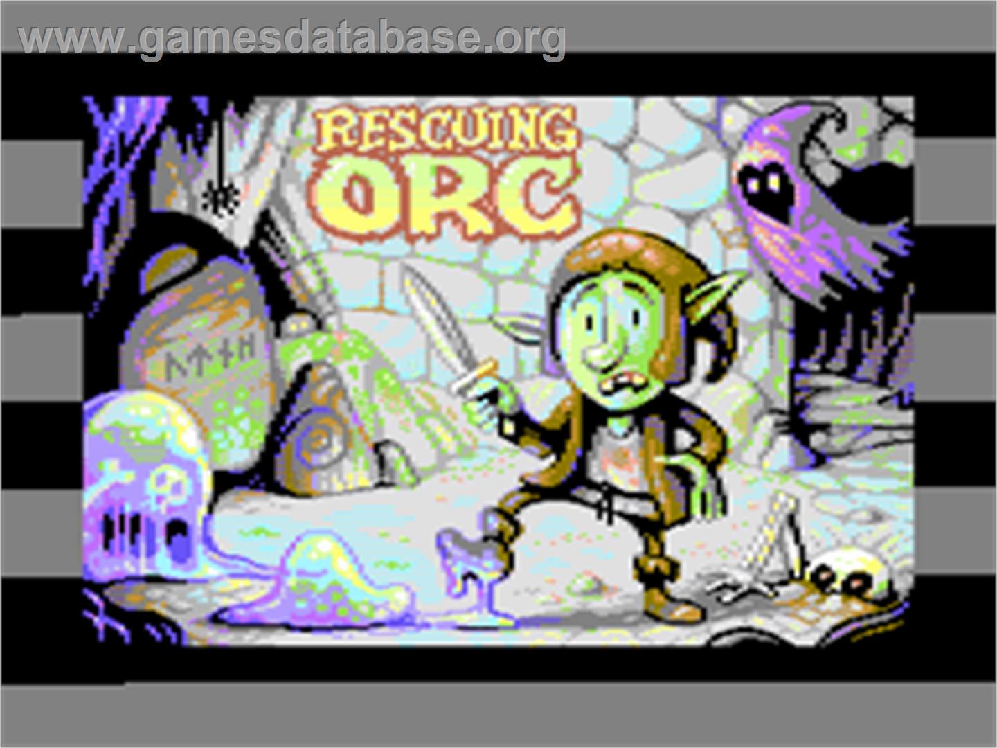 Rescuing Orc - Commodore 64 - Artwork - Title Screen