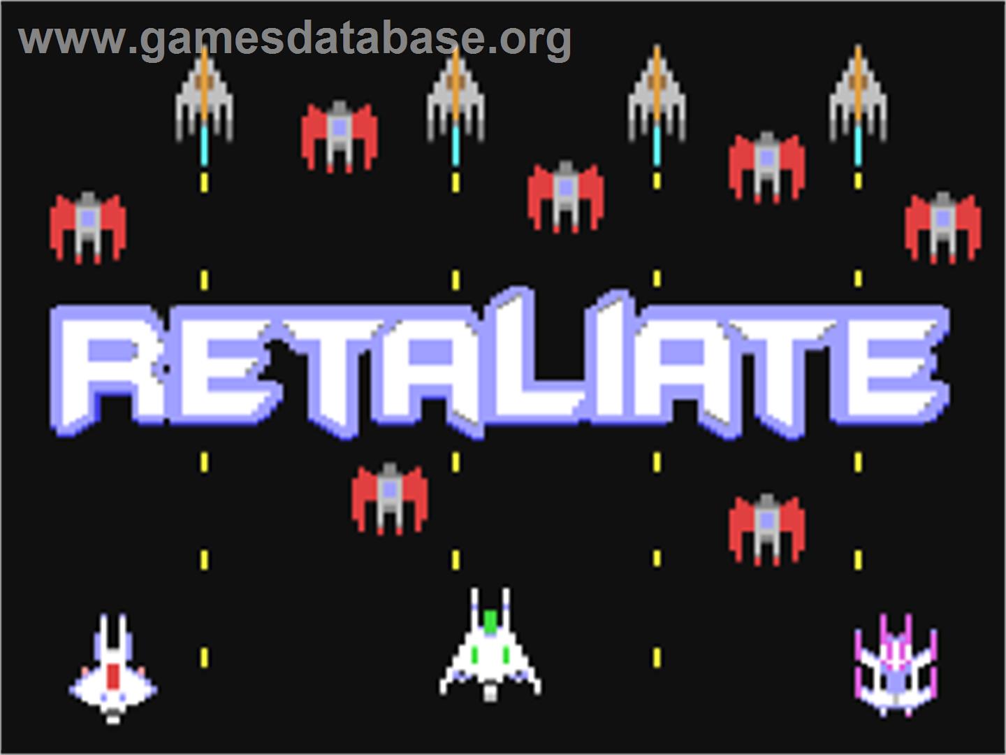 Retaliate - Commodore 64 - Artwork - Title Screen
