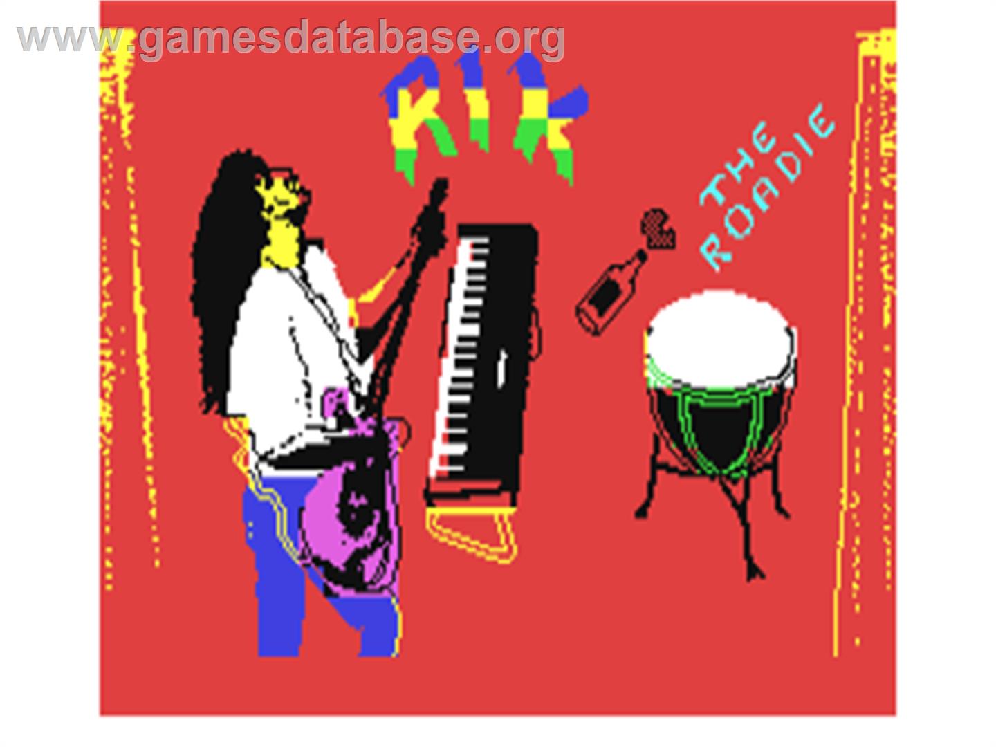Rik The Roadie - Commodore 64 - Artwork - Title Screen