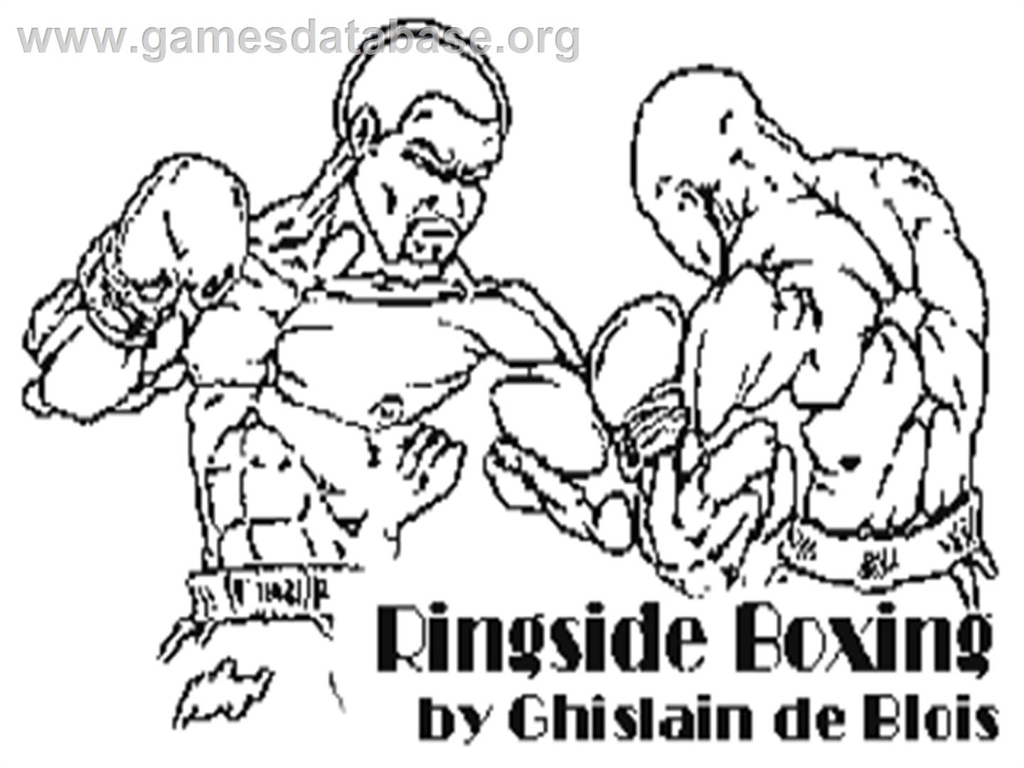 Ringside Boxing (Compute!) - Commodore 64 - Artwork - Title Screen