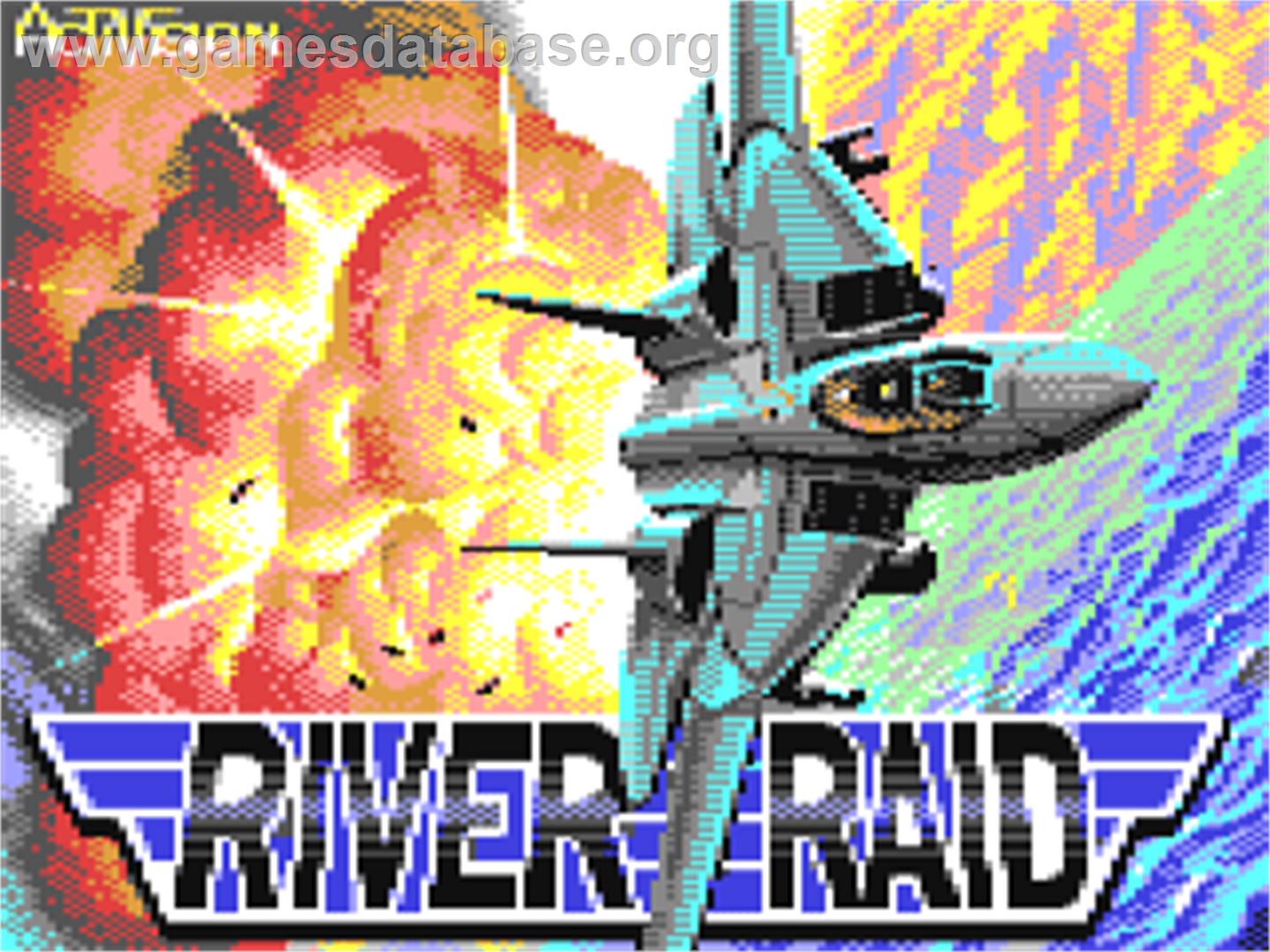 River Raid - Commodore 64 - Artwork - Title Screen
