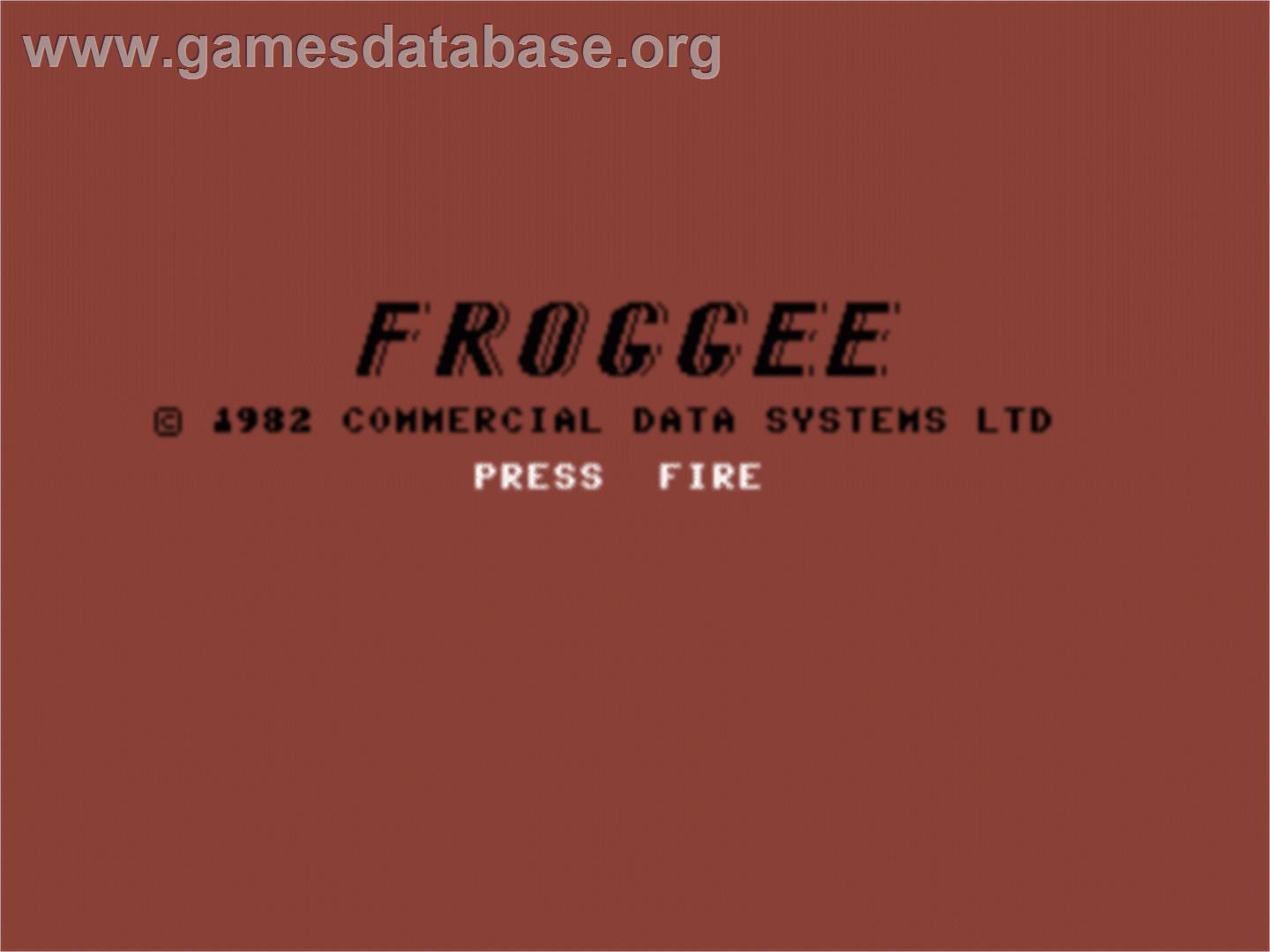 Road Toad - Commodore 64 - Artwork - Title Screen