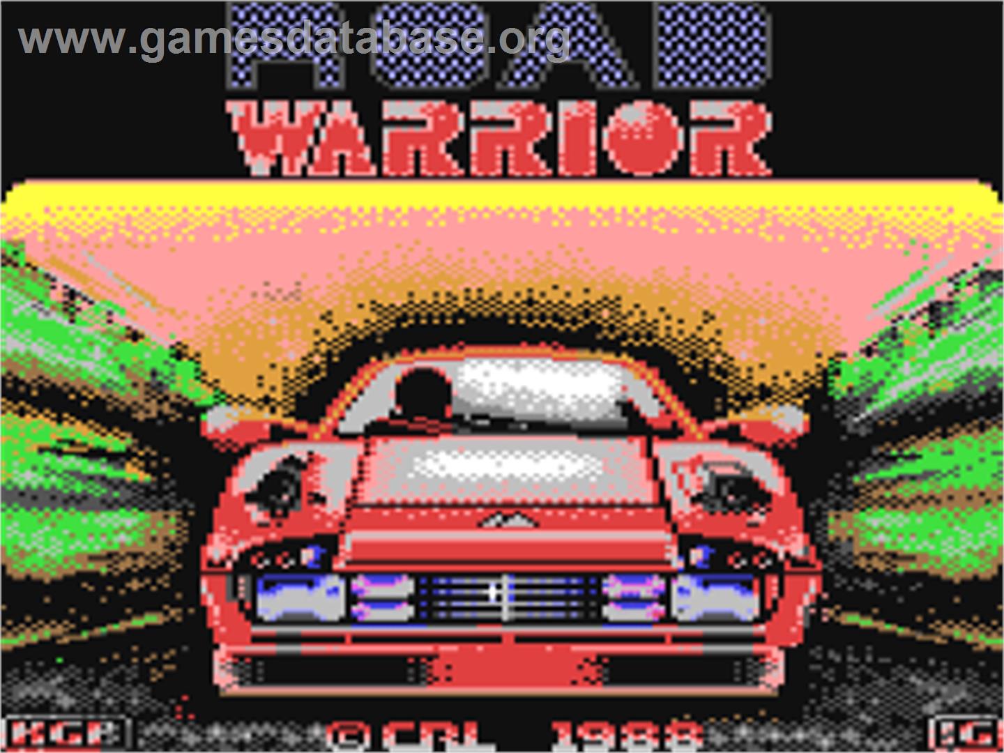 Road Warrior - Commodore 64 - Artwork - Title Screen